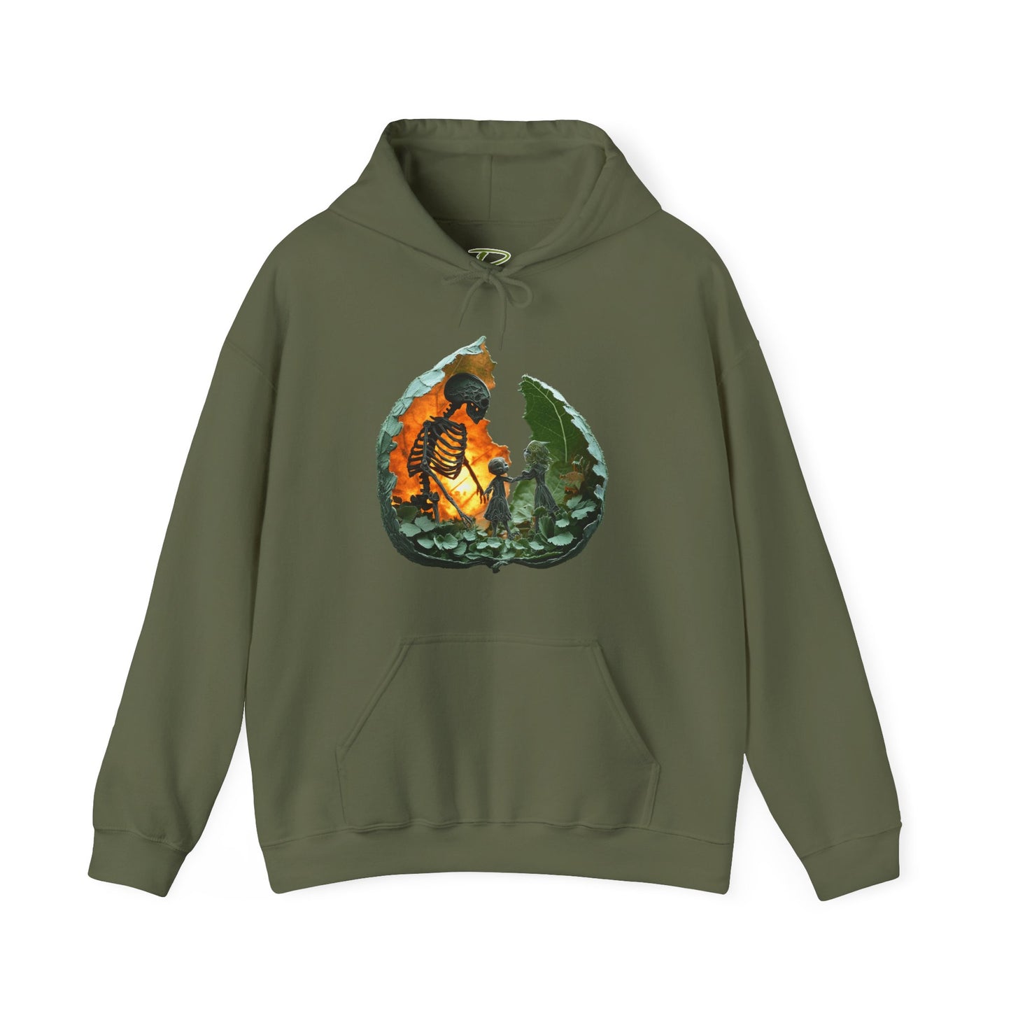 Unisex Heavy Blend™ Hooded Sweatshirt - Skeleton Design Hoodie