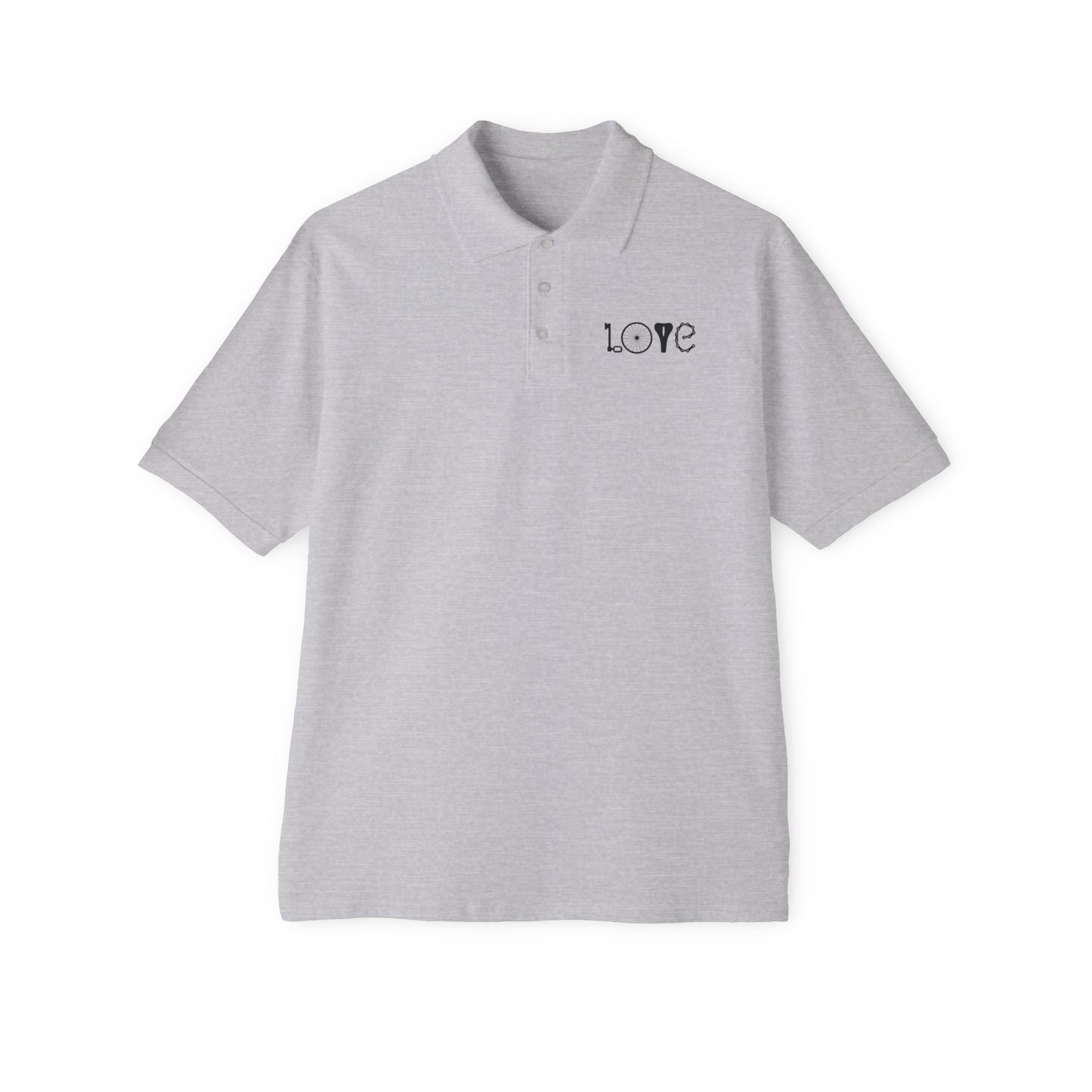 Men's Love Polo Shirt - Casual Comfort for Everyday Style