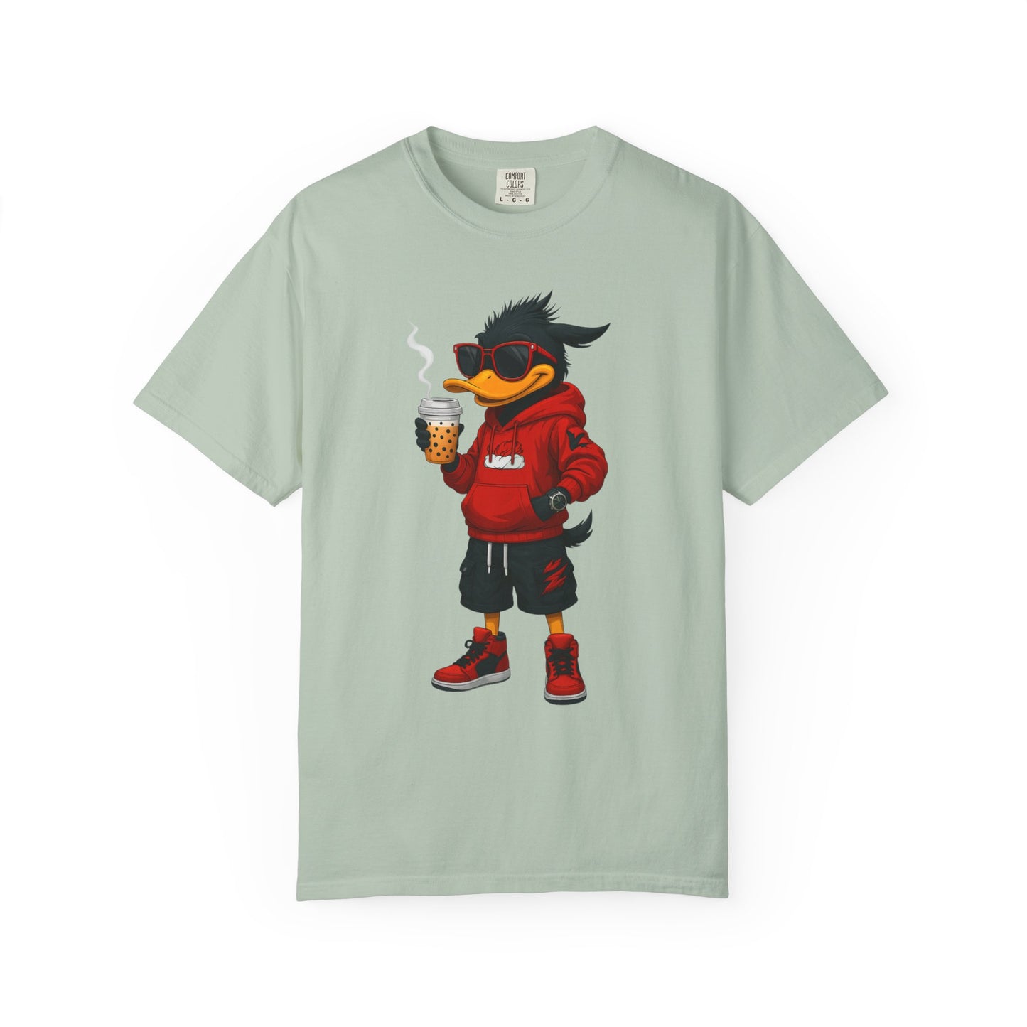 Cool Cartoon Duck Men's T-Shirt, Casual Graphic Tee, Fun Summer Shirt, Gift, Streetwear Style, Perfect for Parties