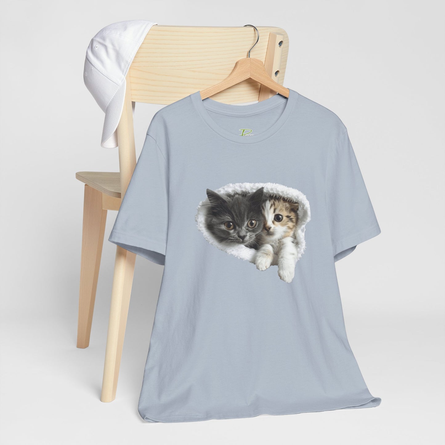 Cute Cats T-shirt for Cat Lovers - Lightweight Fabric Tee