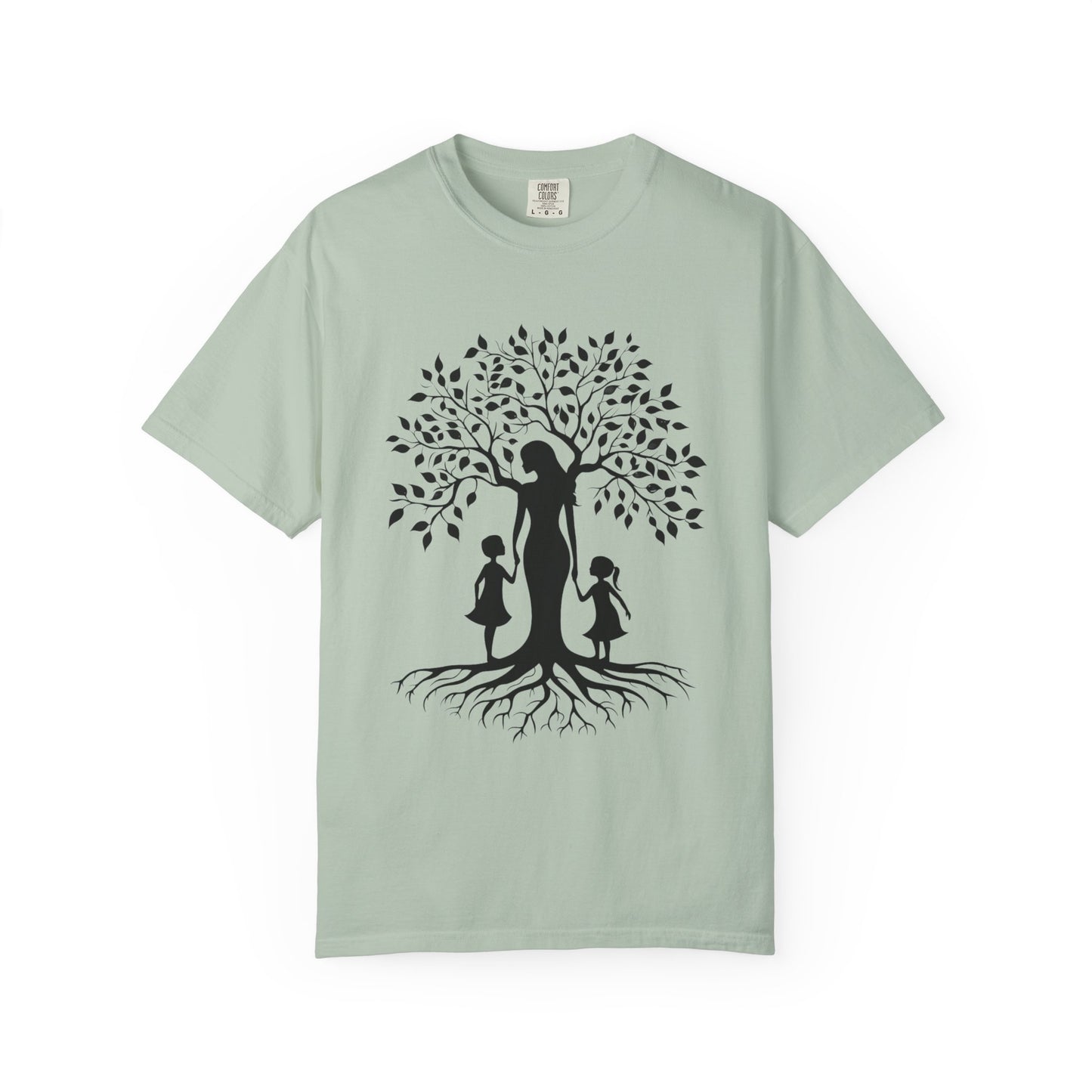 Nature-Inspired T-Shirt with Mom and Kids Design - Mother's day Gift - Birthday Gift