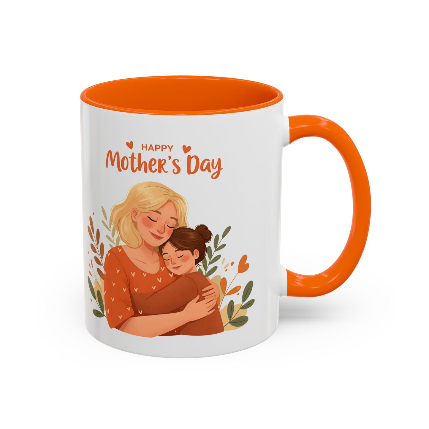 Happy Mother's Day Accent Coffee Mug - 11oz & 15oz, Perfect Gift for Moms