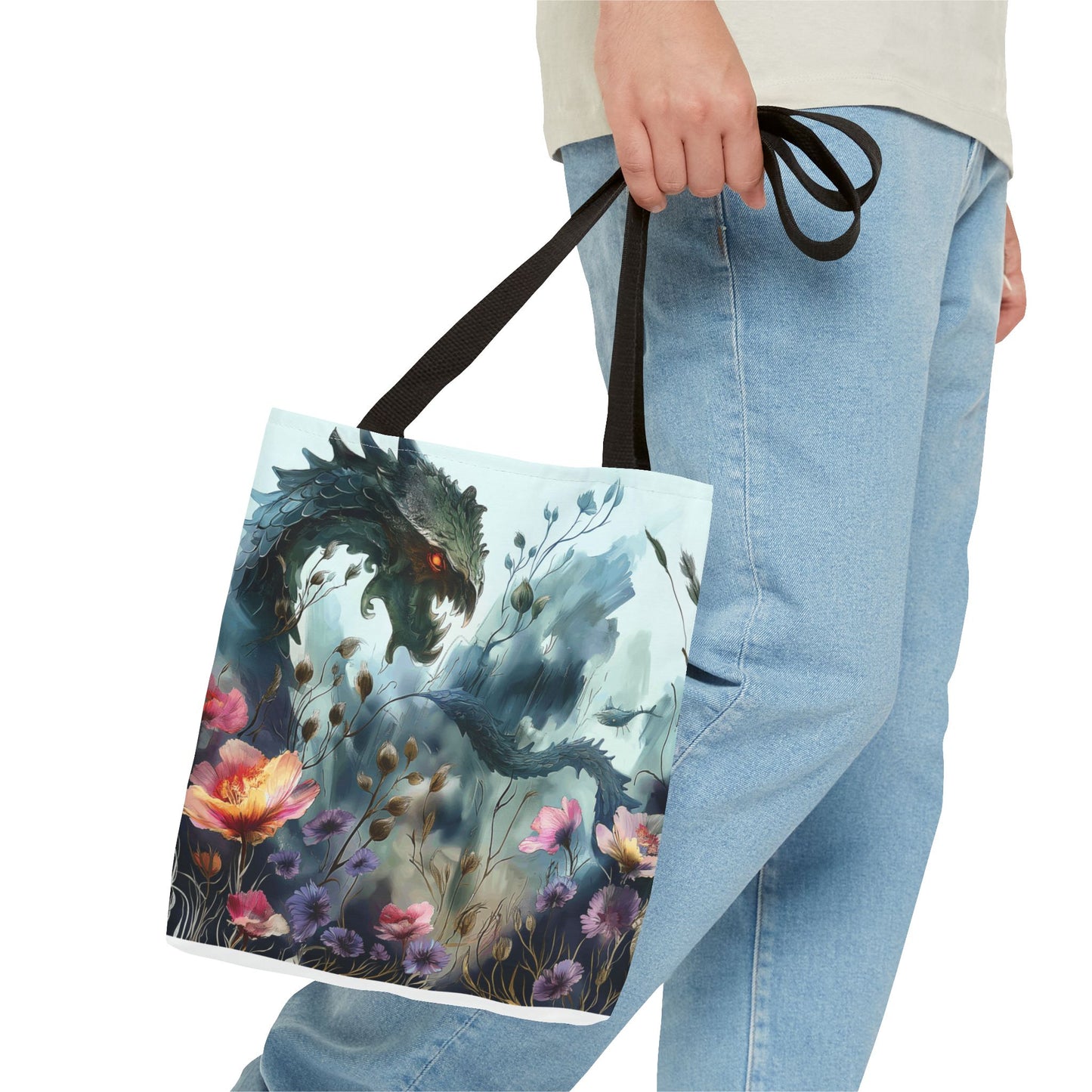 Mythical Dragon Tote Bag - Two side print design