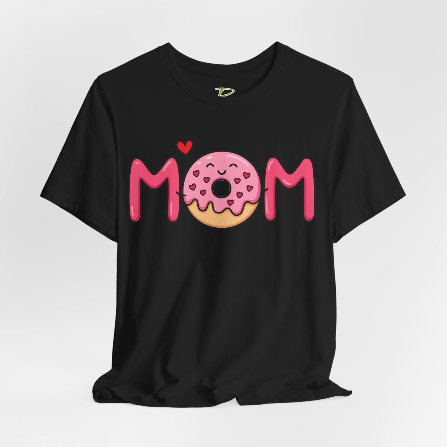 Mom Donut Tee - Lightweight Fabric T-shirt - Mother's Day Gift - Birthday Gift - Funny Gift - Donut Lover Gift