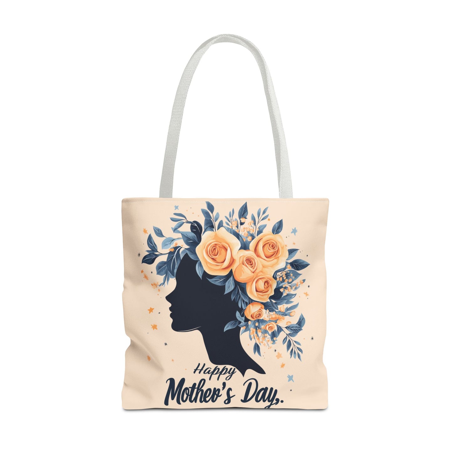Happy Mother's Day Floral Tote Bag – Perfect Gift for Moms and Caregivers