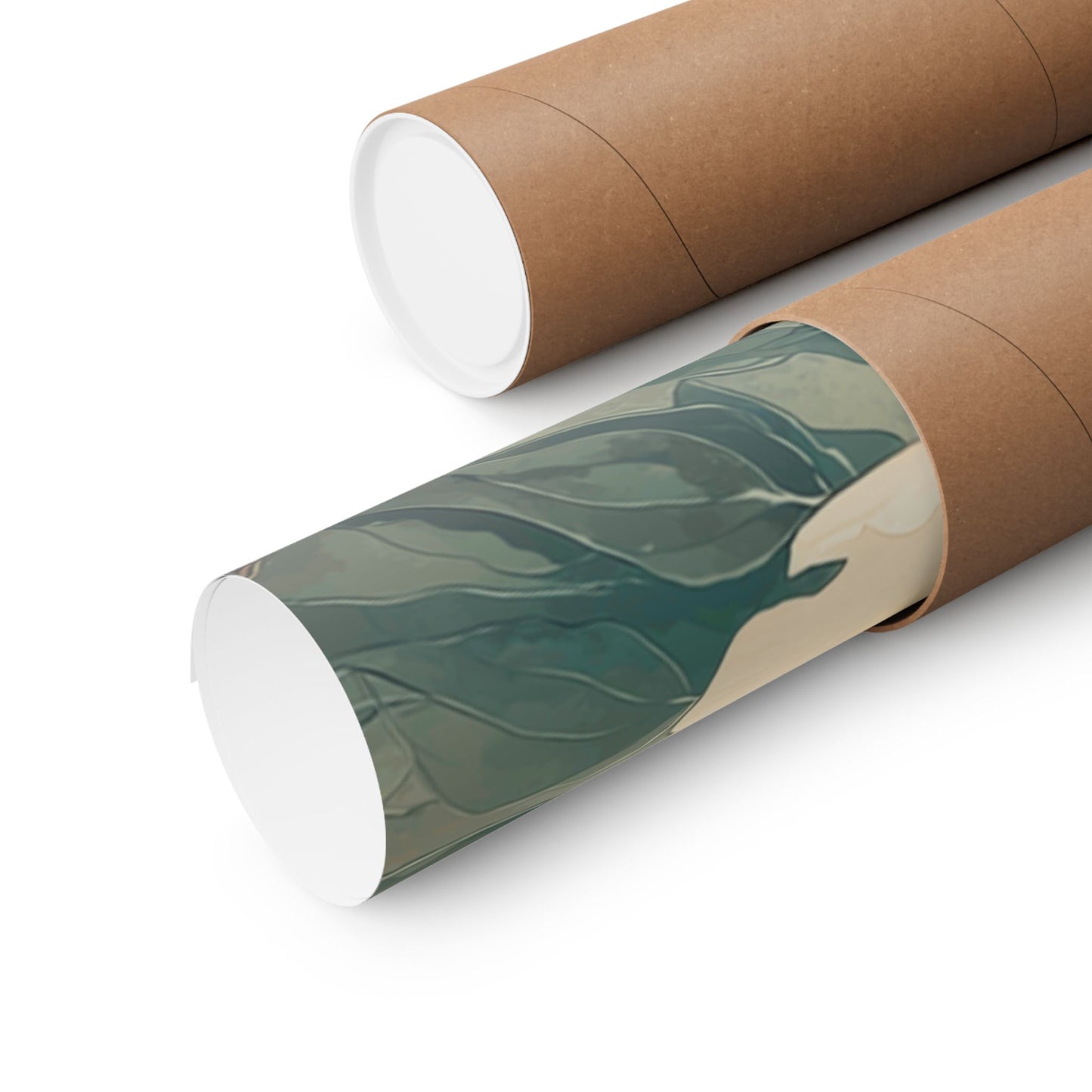 Matte Vertical Peacock Poster