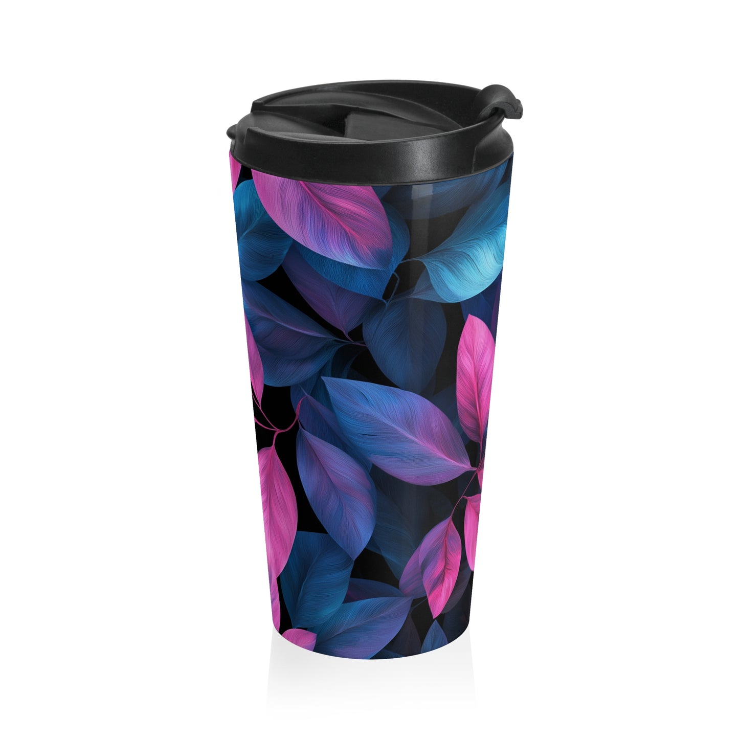 Vibrant Floral Stainless Steel Travel Mug - Perfect for Coffee Lovers