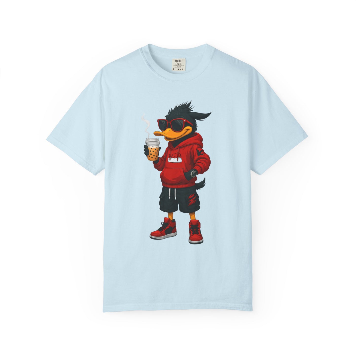 Cool Cartoon Duck Men's T-Shirt, Casual Graphic Tee, Fun Summer Shirt, Gift, Streetwear Style, Perfect for Parties