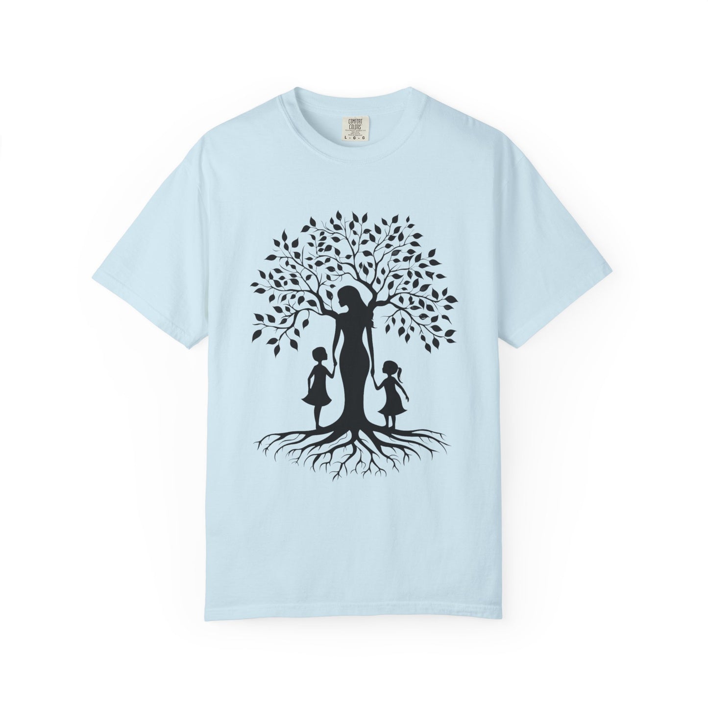 Nature-Inspired T-Shirt with Mom and Kids Design - Mother's day Gift - Birthday Gift