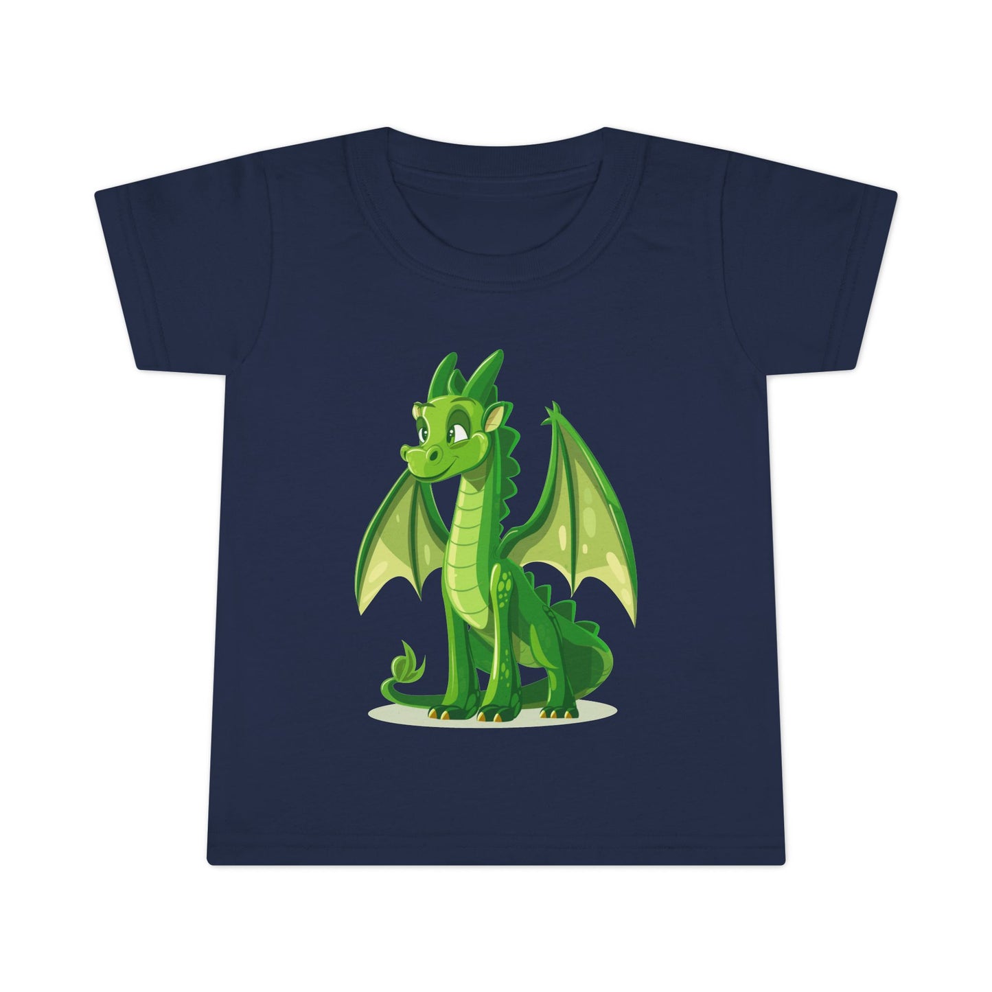 Cute Green Dragon Toddler T-Shirt - Adorable Kids Tee for Playtime and Parties - Unisex Toddler T-Shirt
