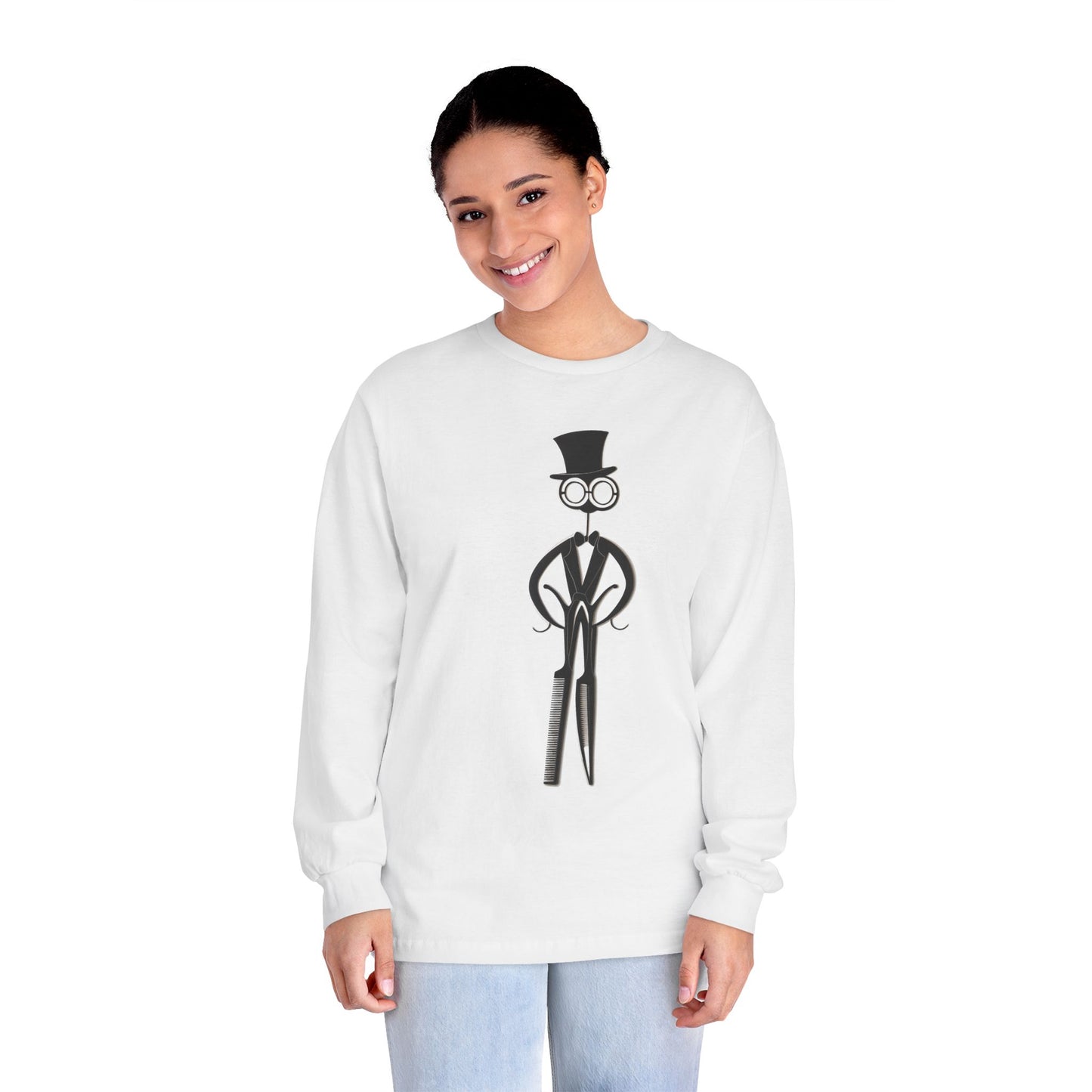 Barber Art Long Sleeve Tee - Unisex Classic Long Sleeve T-Shirt