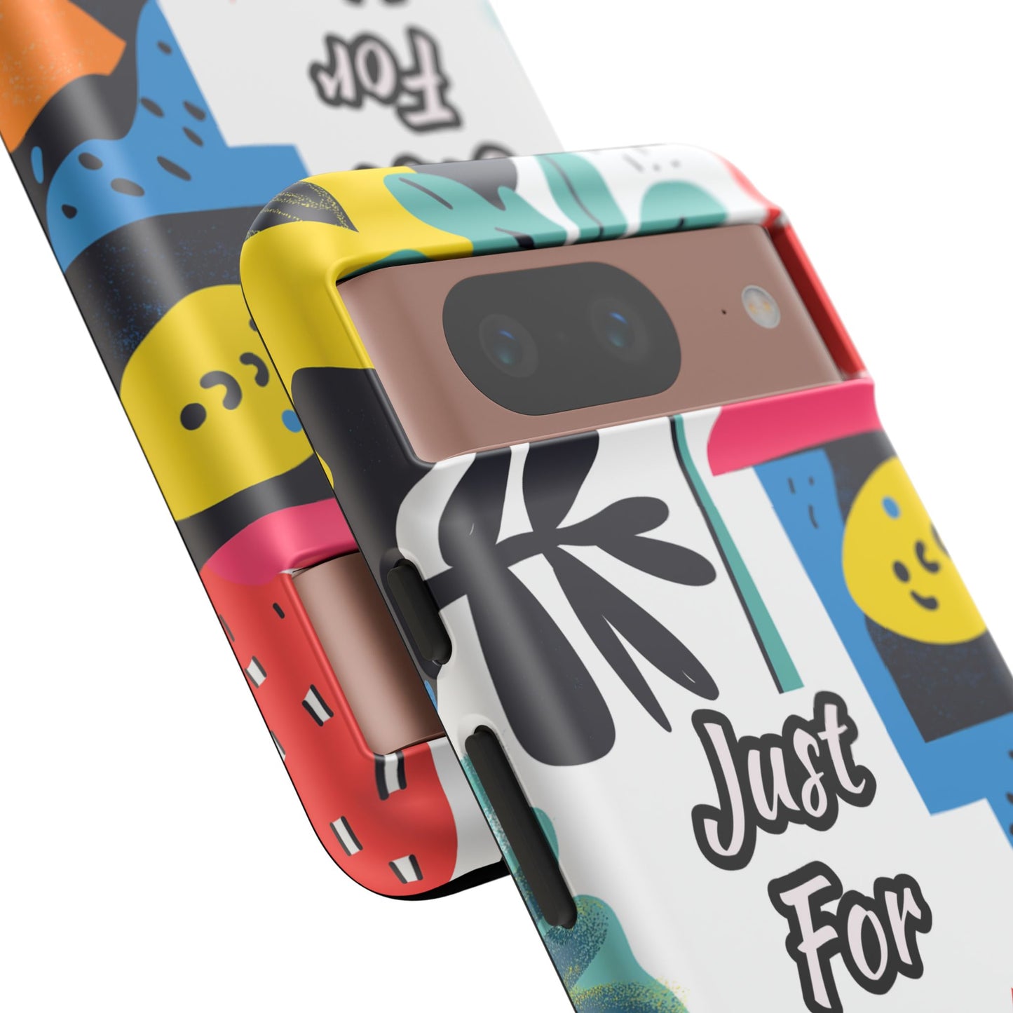 Colorful Phone Case with "Just For You" Design - Fun Gift, Unique Phone Accessory, Vibrant Design, Custom Gift Idea, Personal Touch