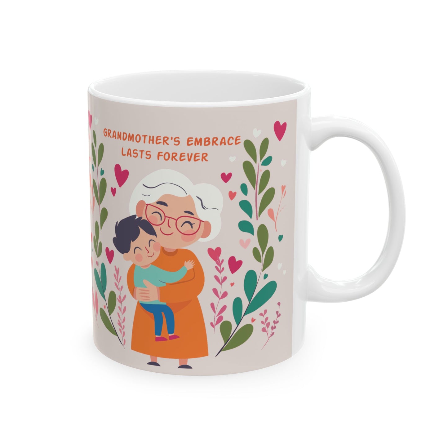 Loving Grandparents Ceramic Mug – Heartwarming Gift for Family - Grandma Gift - Birthday Gift