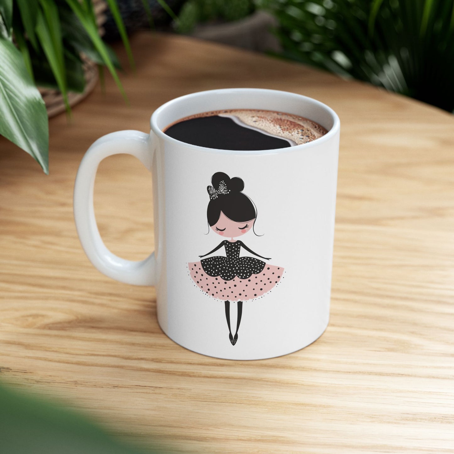 Ballerina Dreams Ceramic Mug, (11oz, 15oz) - Ballerina Cup