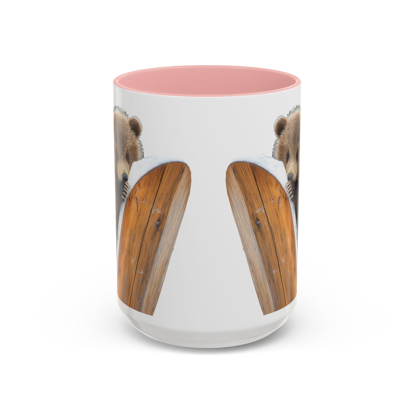 Bear Accent Watercolor Coffee Mug, (11oz, 15oz)