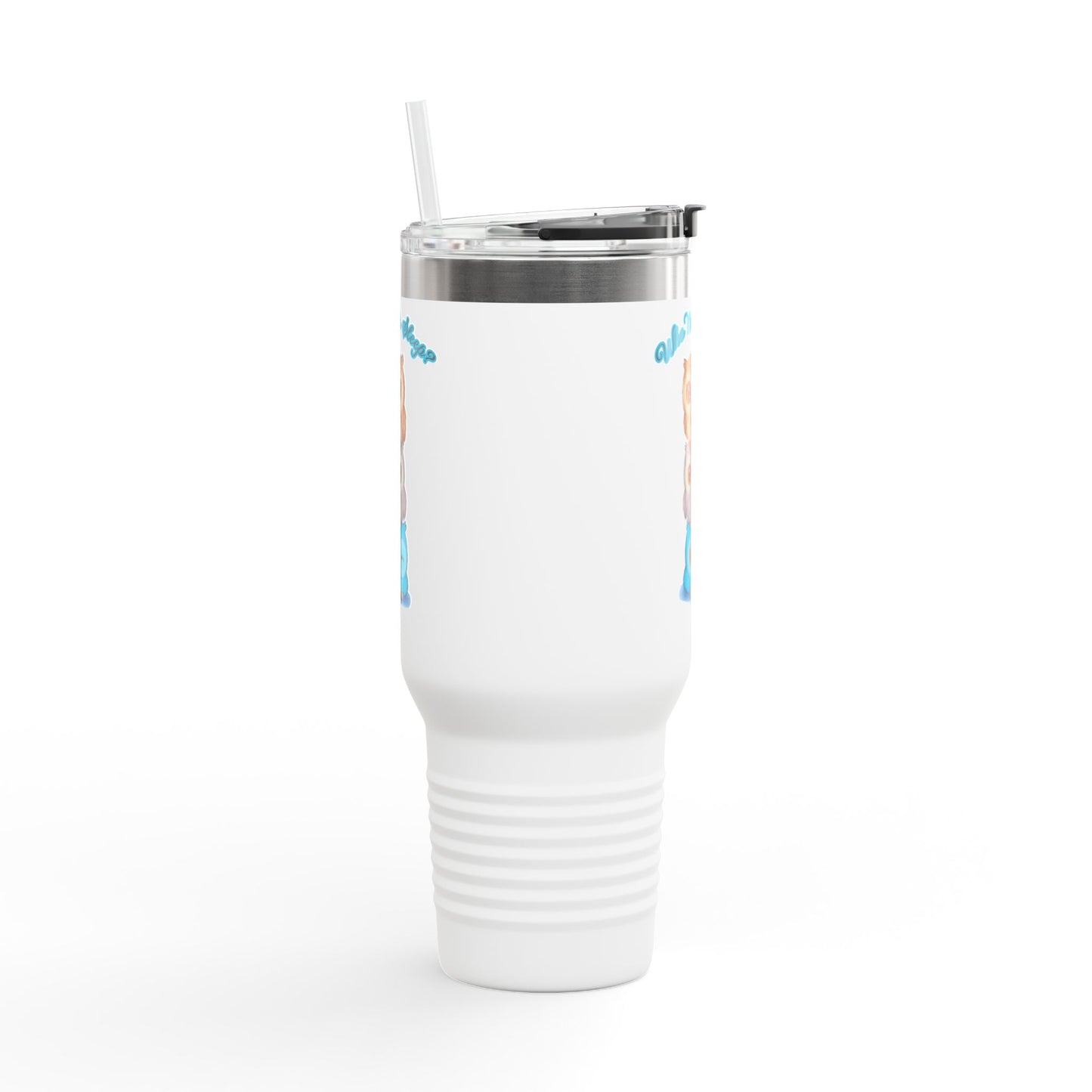 Cute Owl Insulated Travel Mug - 40oz, Perfect for Coffee Lovers