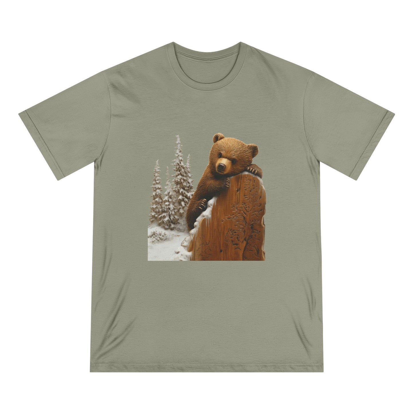 Cozy Bear Wilderness Tee - Perfect for Nature Lovers and Outdoorsy Adventures - Organic Staple T-shirt