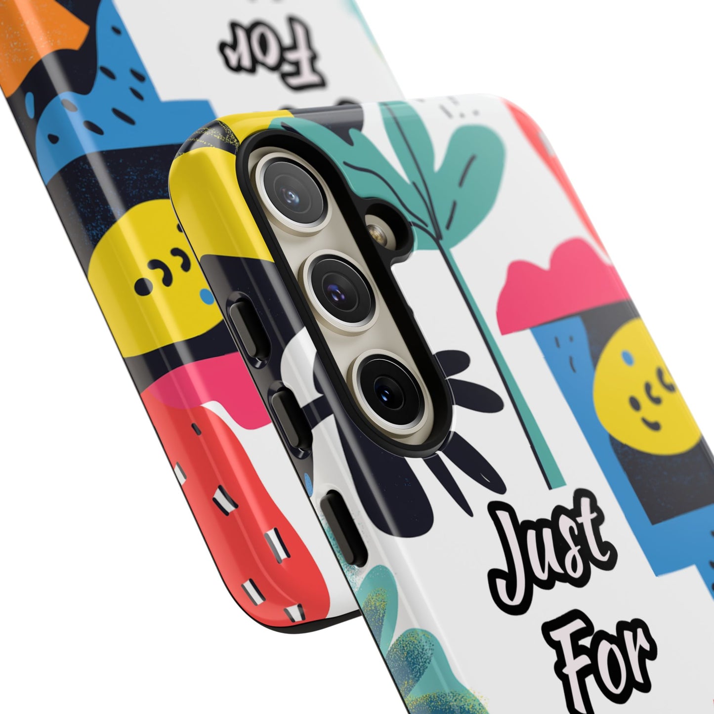 Colorful Phone Case with "Just For You" Design - Fun Gift, Unique Phone Accessory, Vibrant Design, Custom Gift Idea, Personal Touch