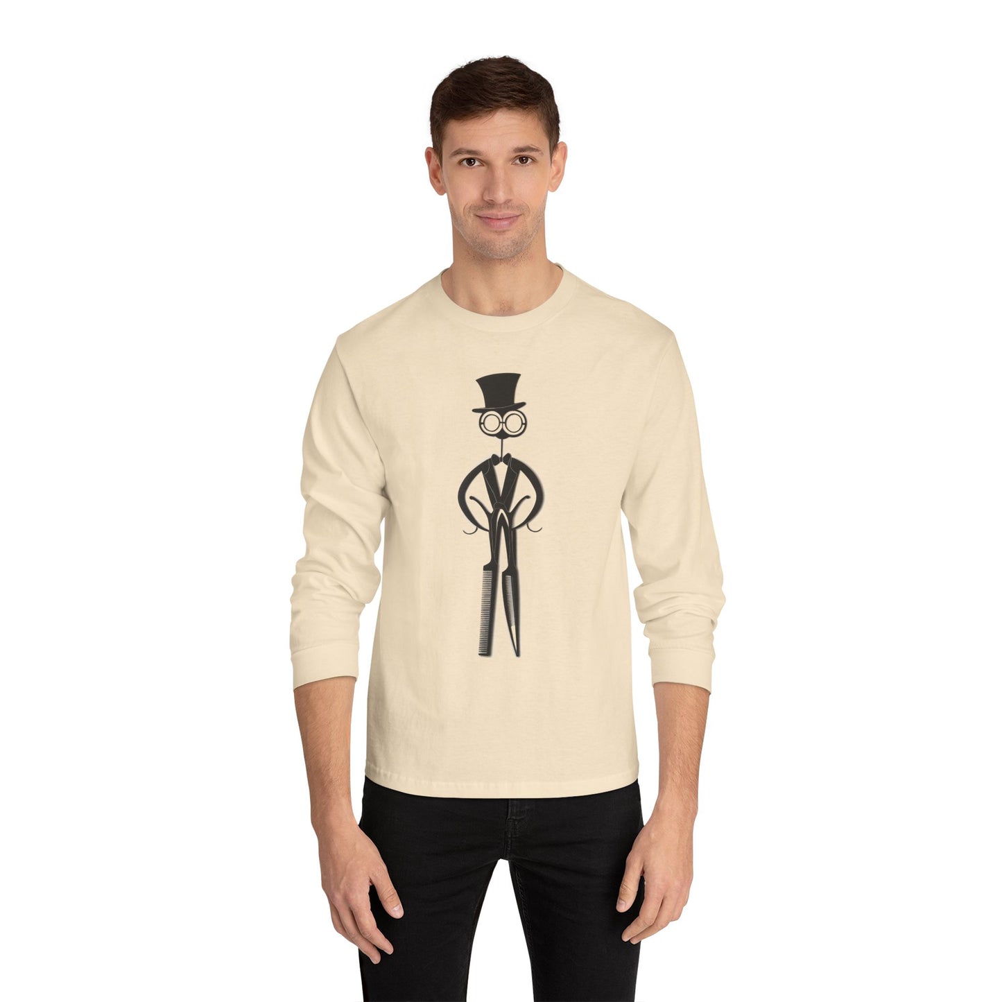 Barber Art Long Sleeve Tee - Unisex Classic Long Sleeve T-Shirt