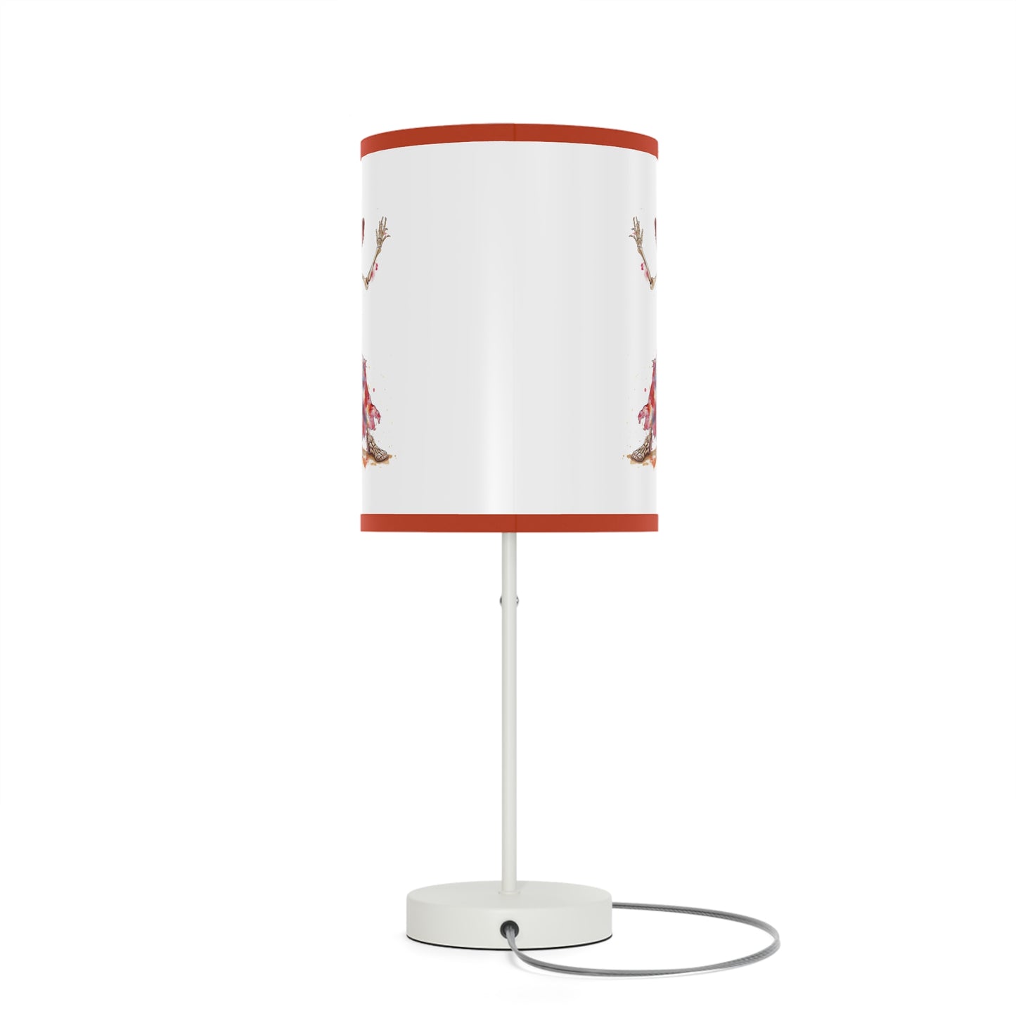 Lamp on a Stand, US|CA plug - Watercolor Skeleton Lamp - Table Lamps