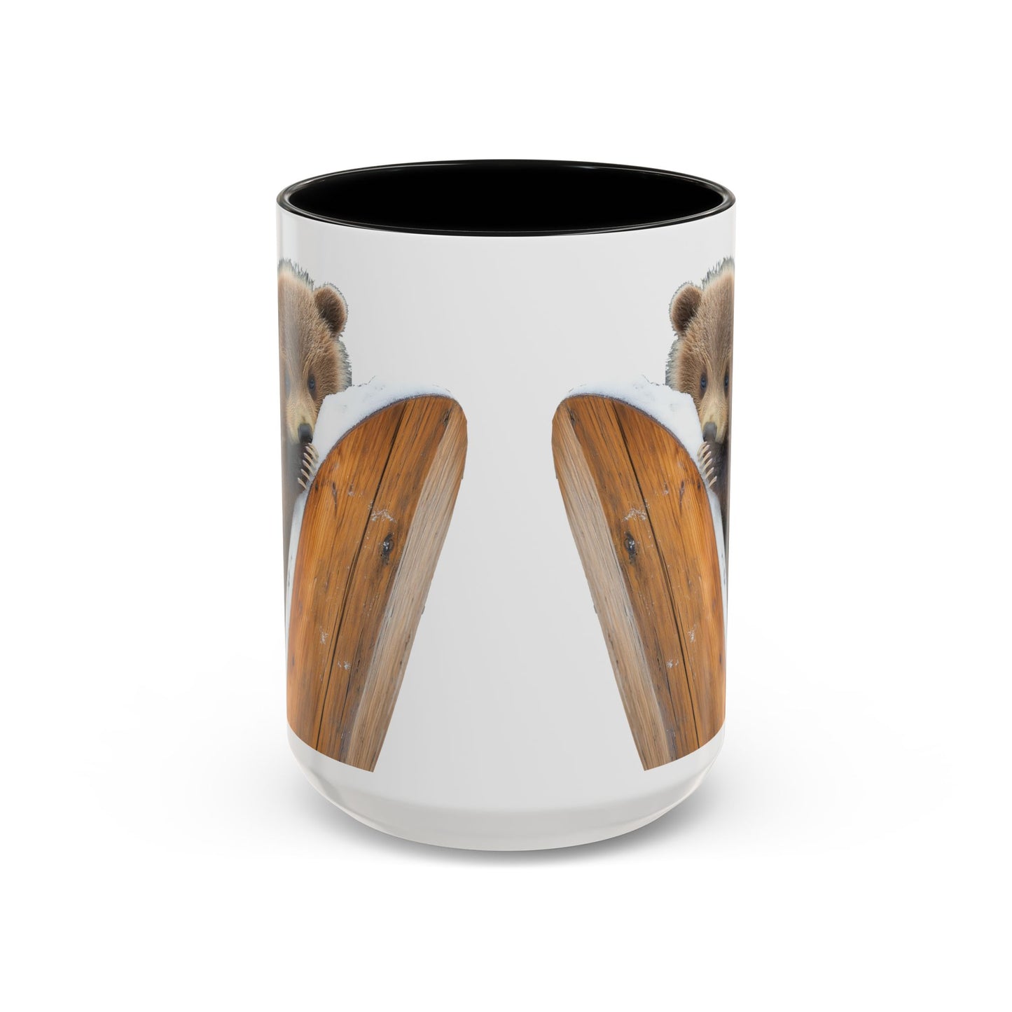 Bear Accent Watercolor Coffee Mug, (11oz, 15oz)