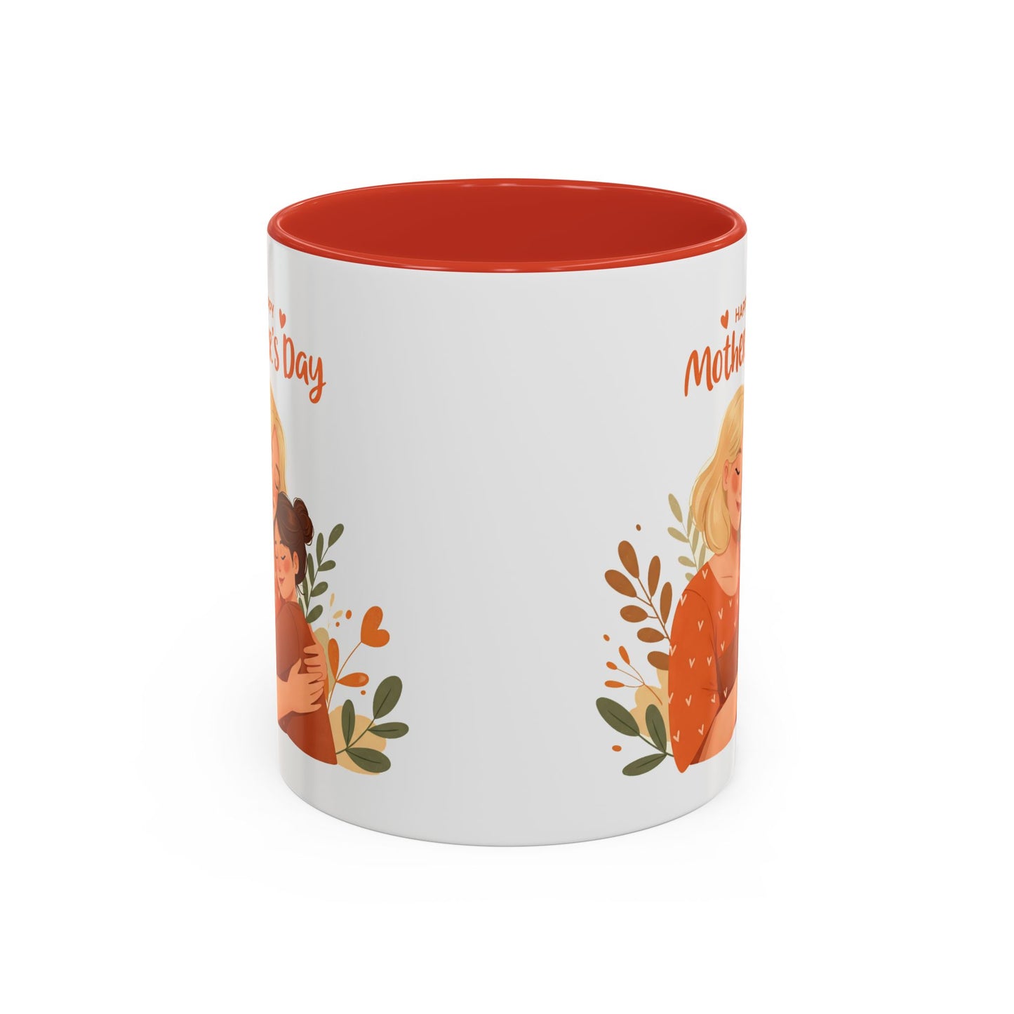 Happy Mother's Day Accent Coffee Mug - 11oz & 15oz, Perfect Gift for Moms