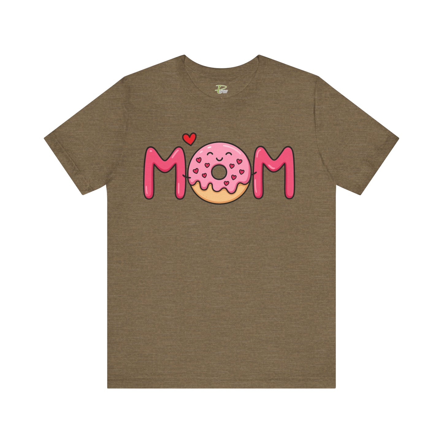 Mom Donut Tee - Lightweight Fabric T-shirt - Mother's Day Gift - Birthday Gift - Funny Gift - Donut Lover Gift