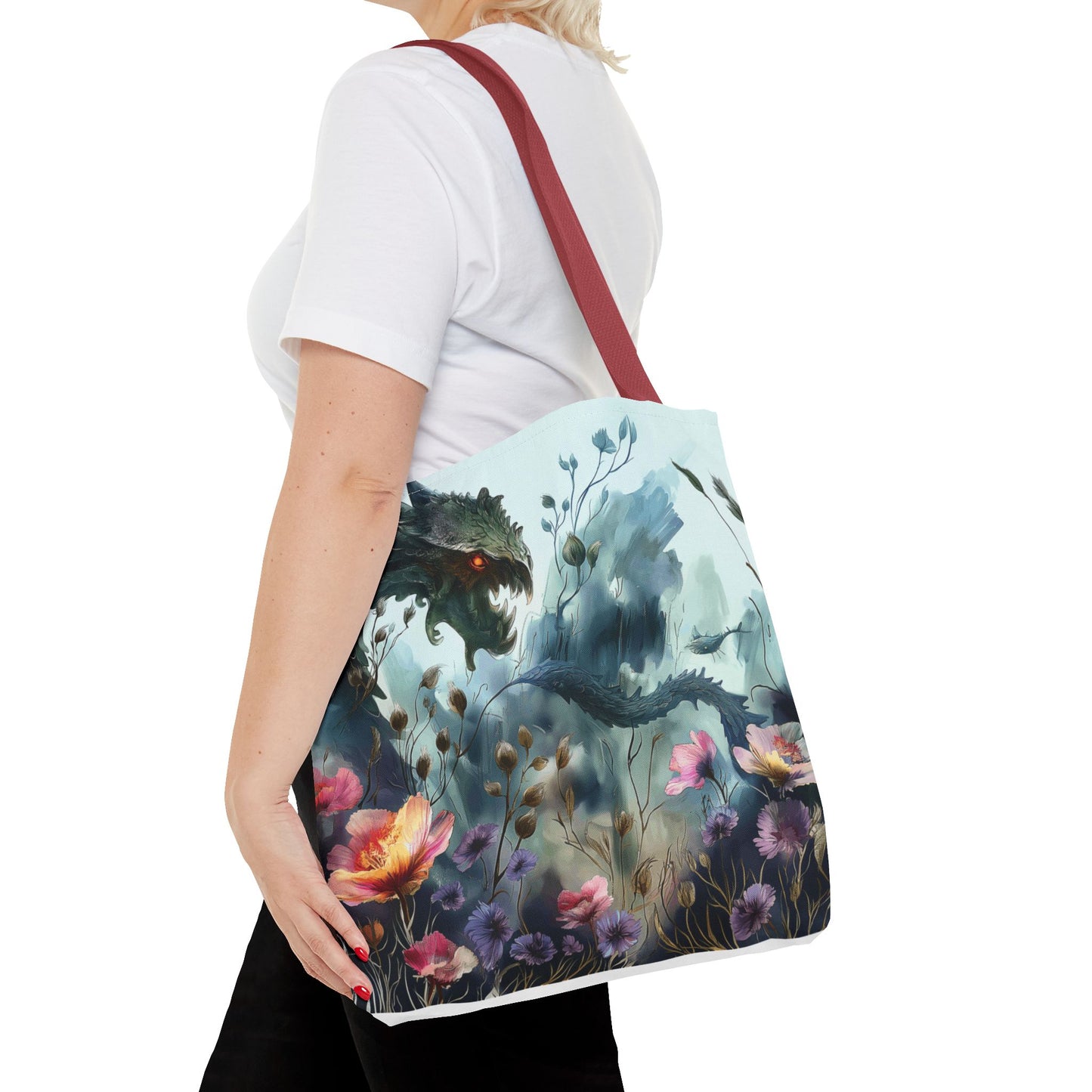 Mythical Dragon Tote Bag - Two side print design