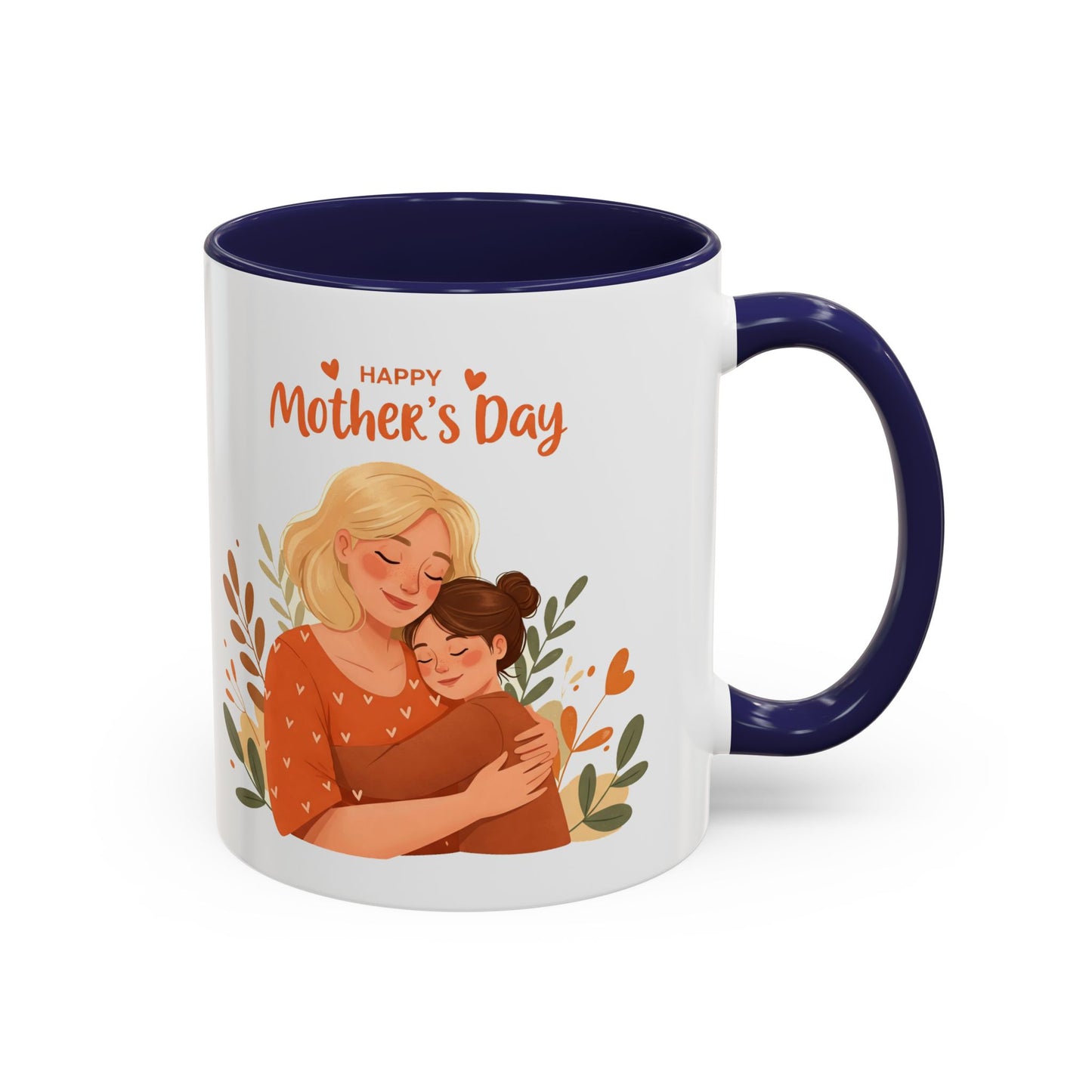 Happy Mother's Day Accent Coffee Mug - 11oz & 15oz, Perfect Gift for Moms