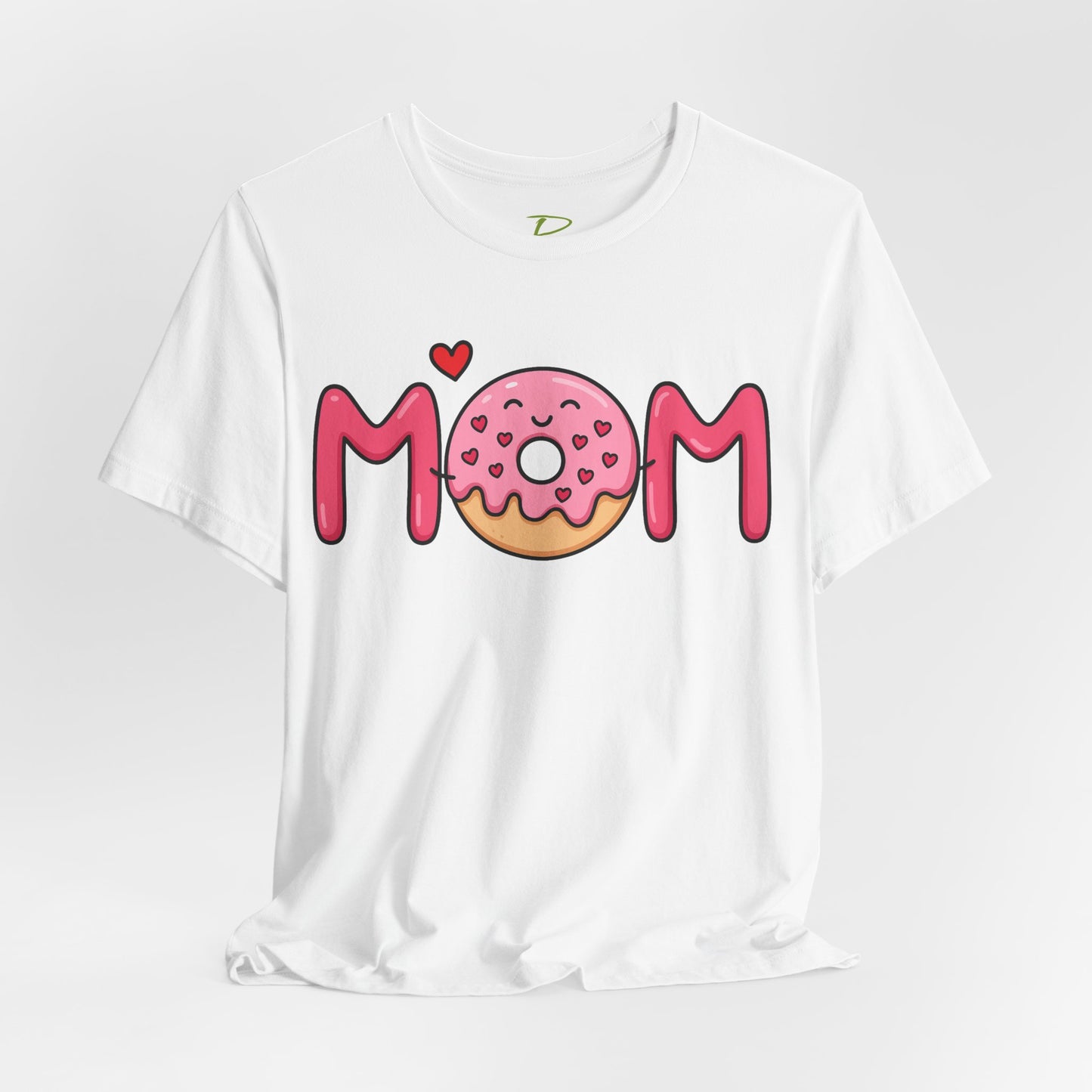 Mom Donut Tee - Lightweight Fabric T-shirt - Mother's Day Gift - Birthday Gift - Funny Gift - Donut Lover Gift