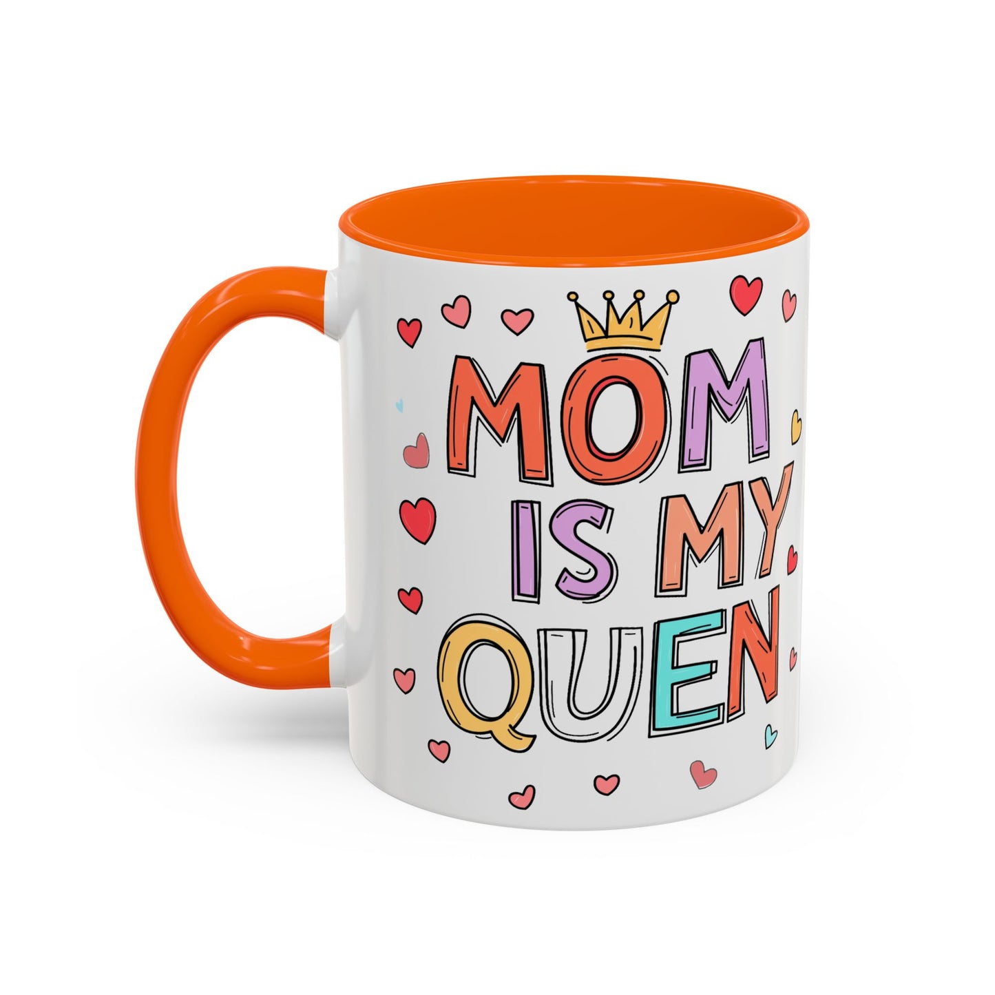 Queen Mom Accent Coffee Mug - Perfect Gift for Mother's Day - Birthday Gift