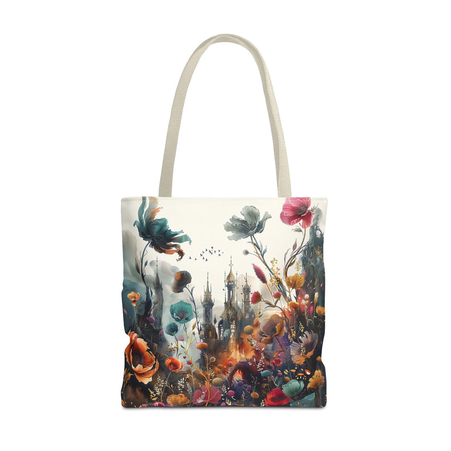 Nature and Castle Tote Bag - Two side print