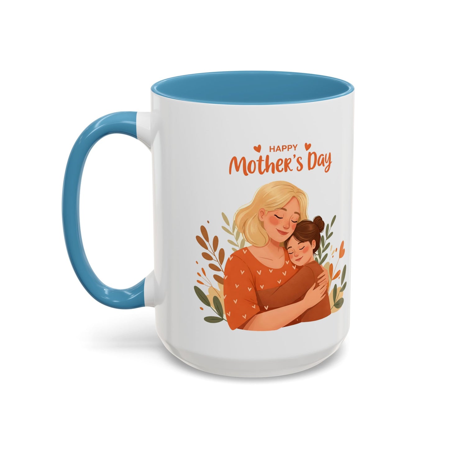 Happy Mother's Day Accent Coffee Mug - 11oz & 15oz, Perfect Gift for Moms