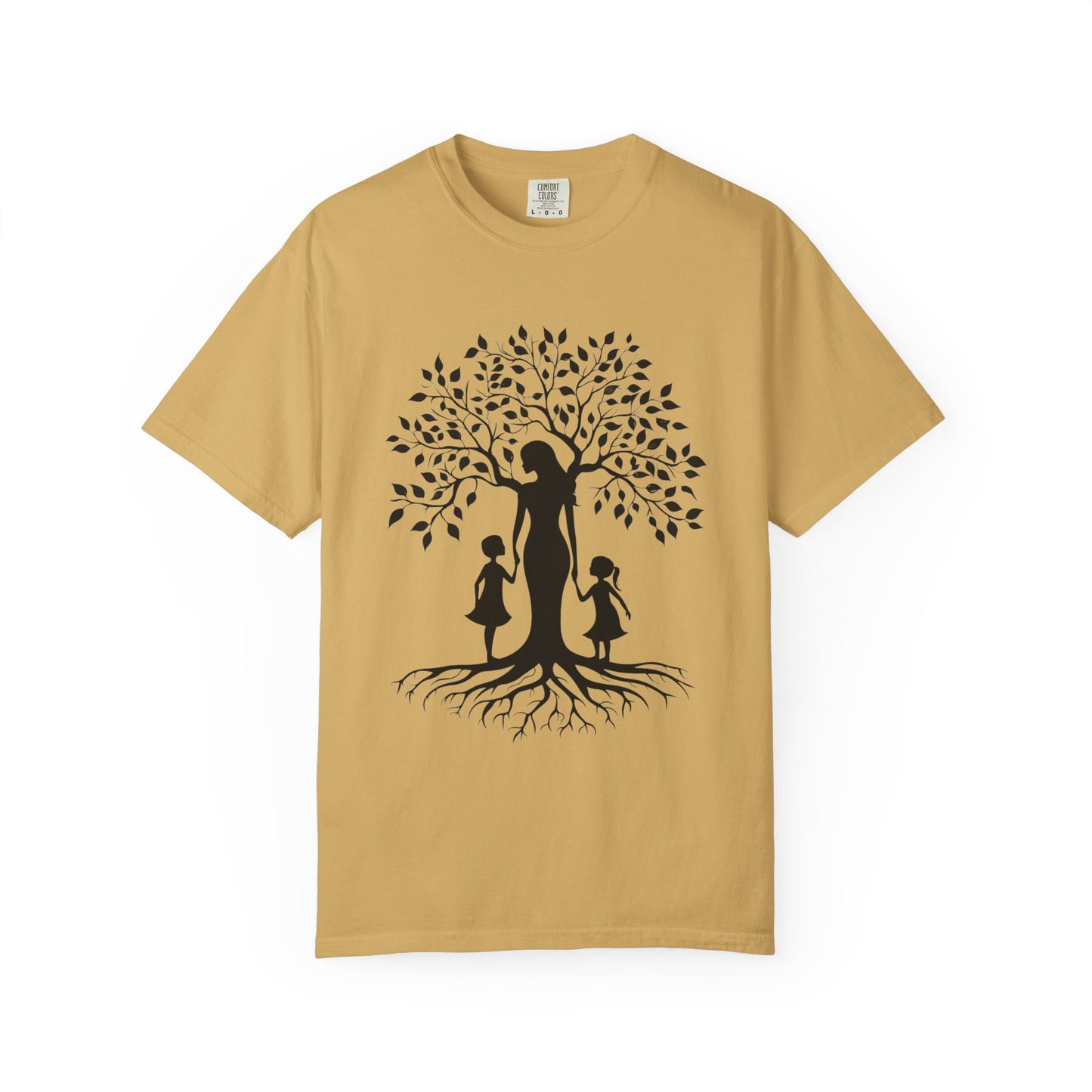 Nature-Inspired T-Shirt with Mom and Kids Design - Mother's day Gift - Birthday Gift