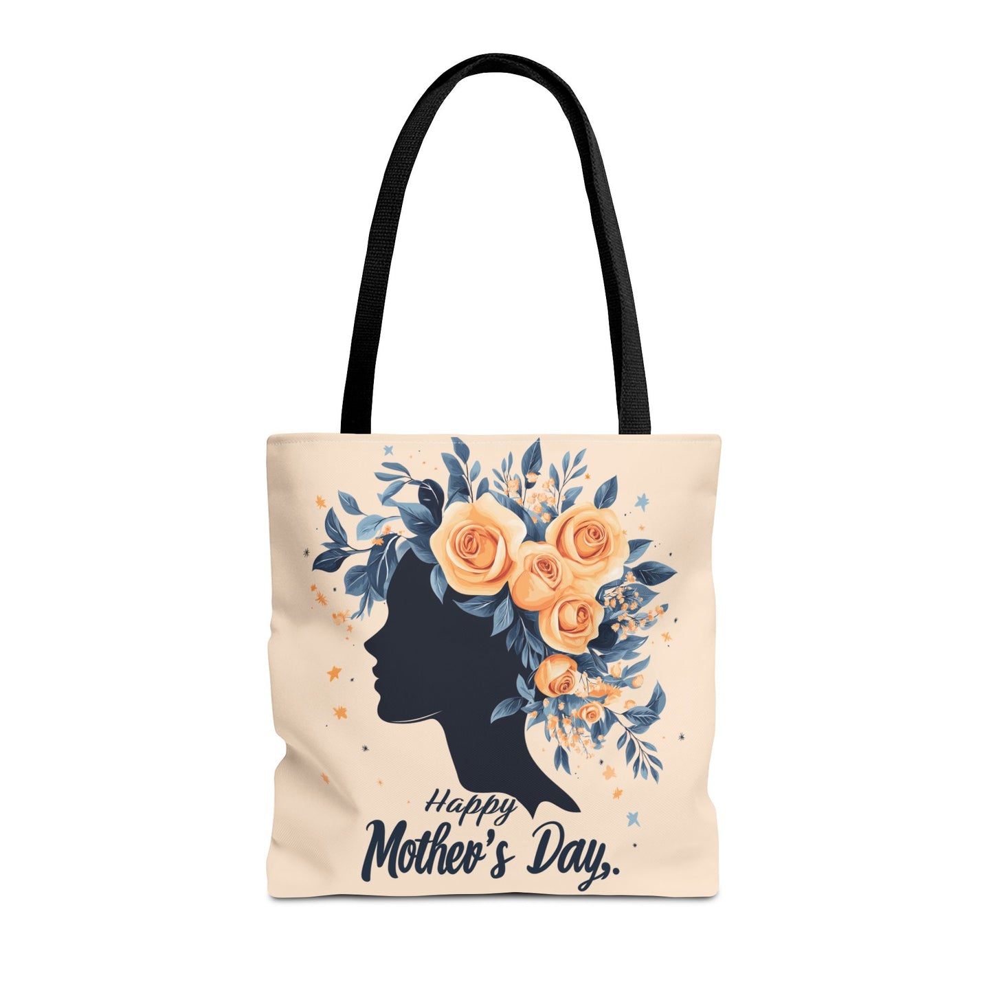 Happy Mother's Day Floral Tote Bag – Perfect Gift for Moms and Caregivers