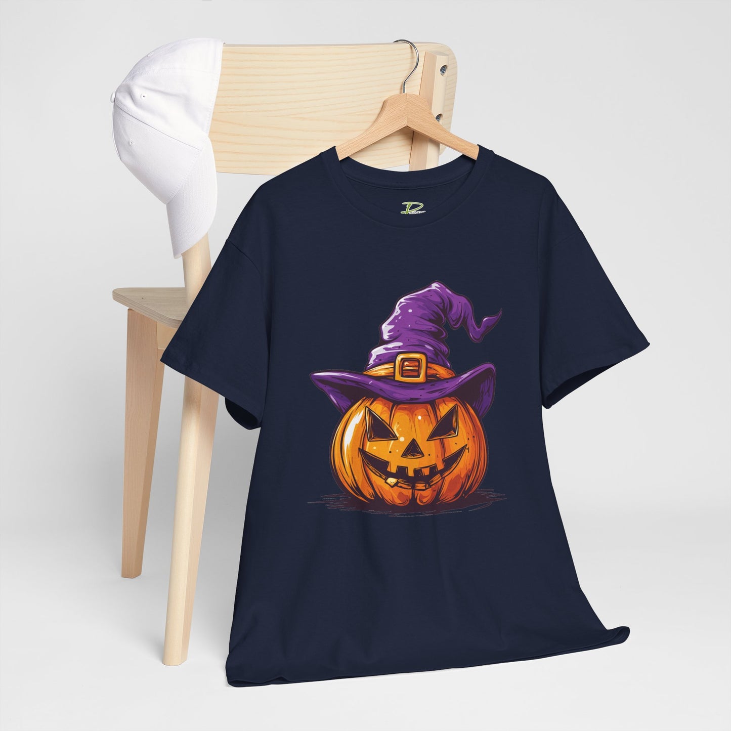 Pumpkin T-shirt - Halloween Tee - Unisex Heavy Cotton Tee - Spooky t-shirt