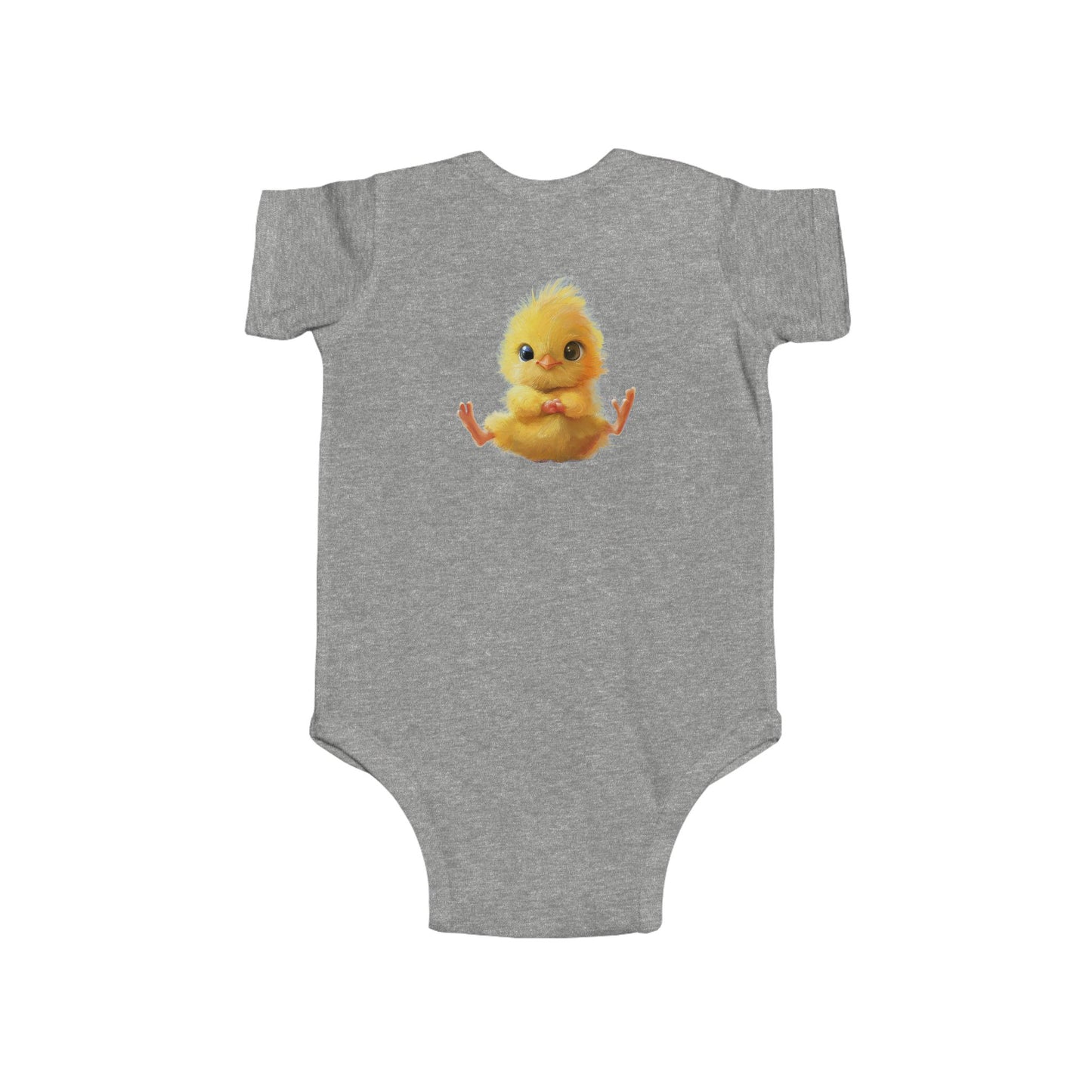 Cute Chick Infant Bodysuit - Adorable Baby Clothing for Spring Celebrations - Infant Fine Jersey Bodysuit