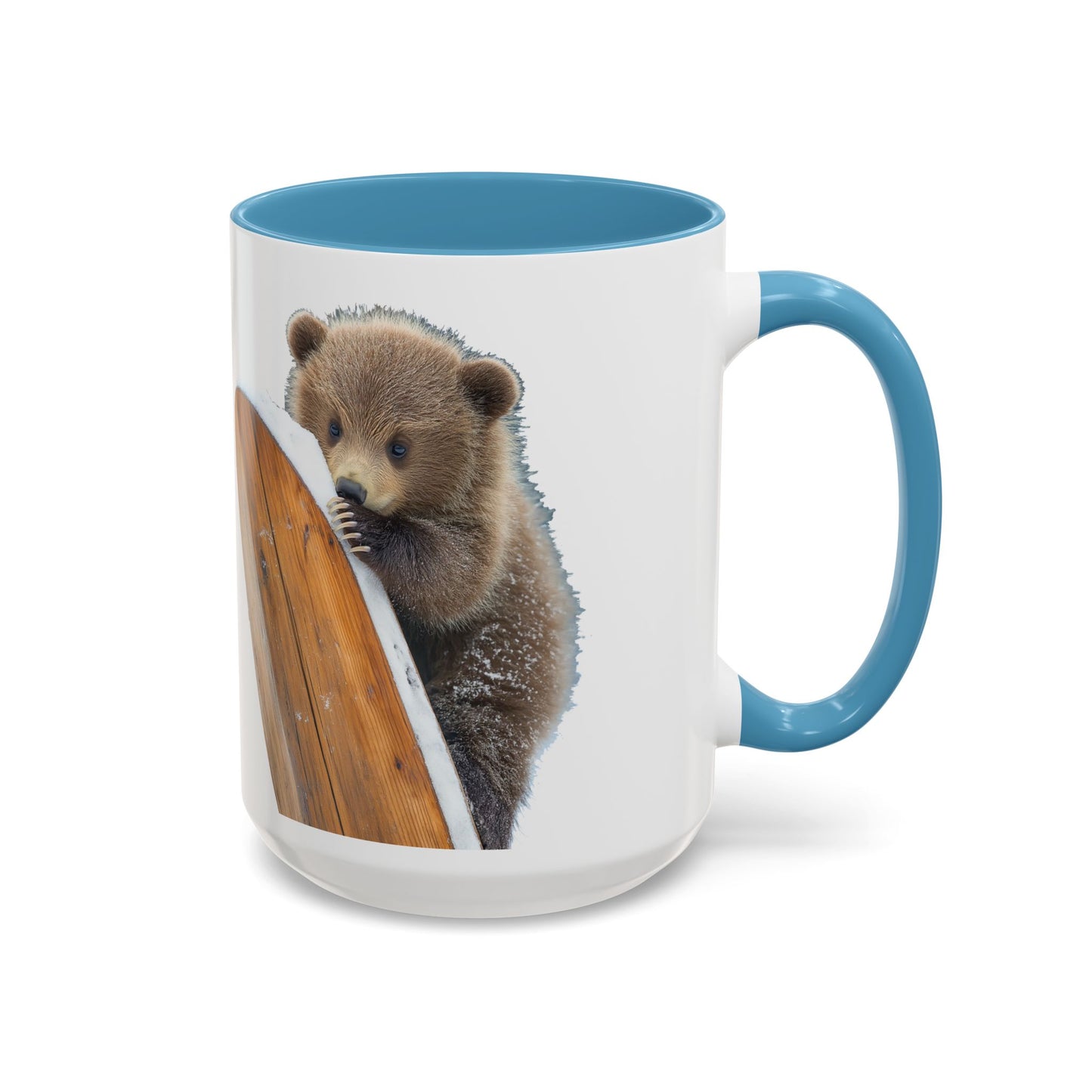 Bear Accent Watercolor Coffee Mug, (11oz, 15oz)
