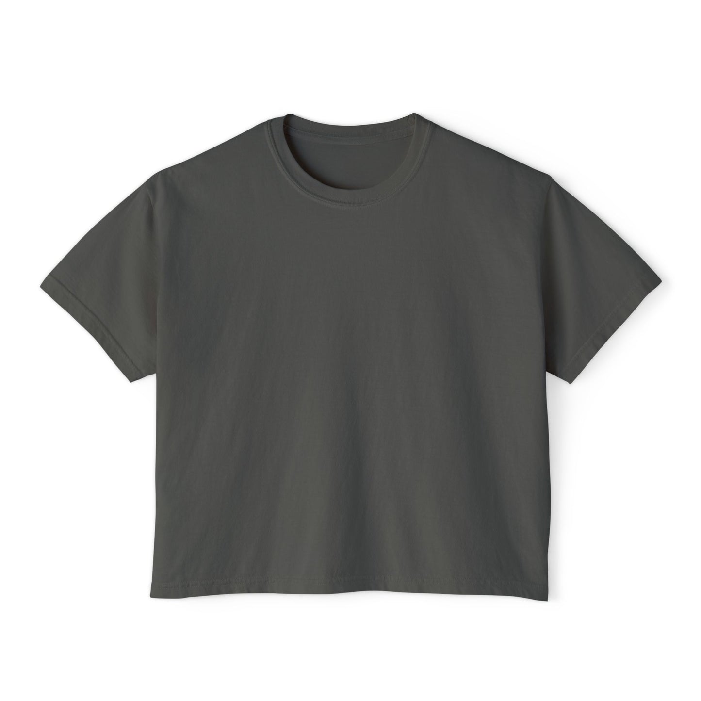 Artistic Women's Boxy Tee - Modern Graphic Top for Casual Style