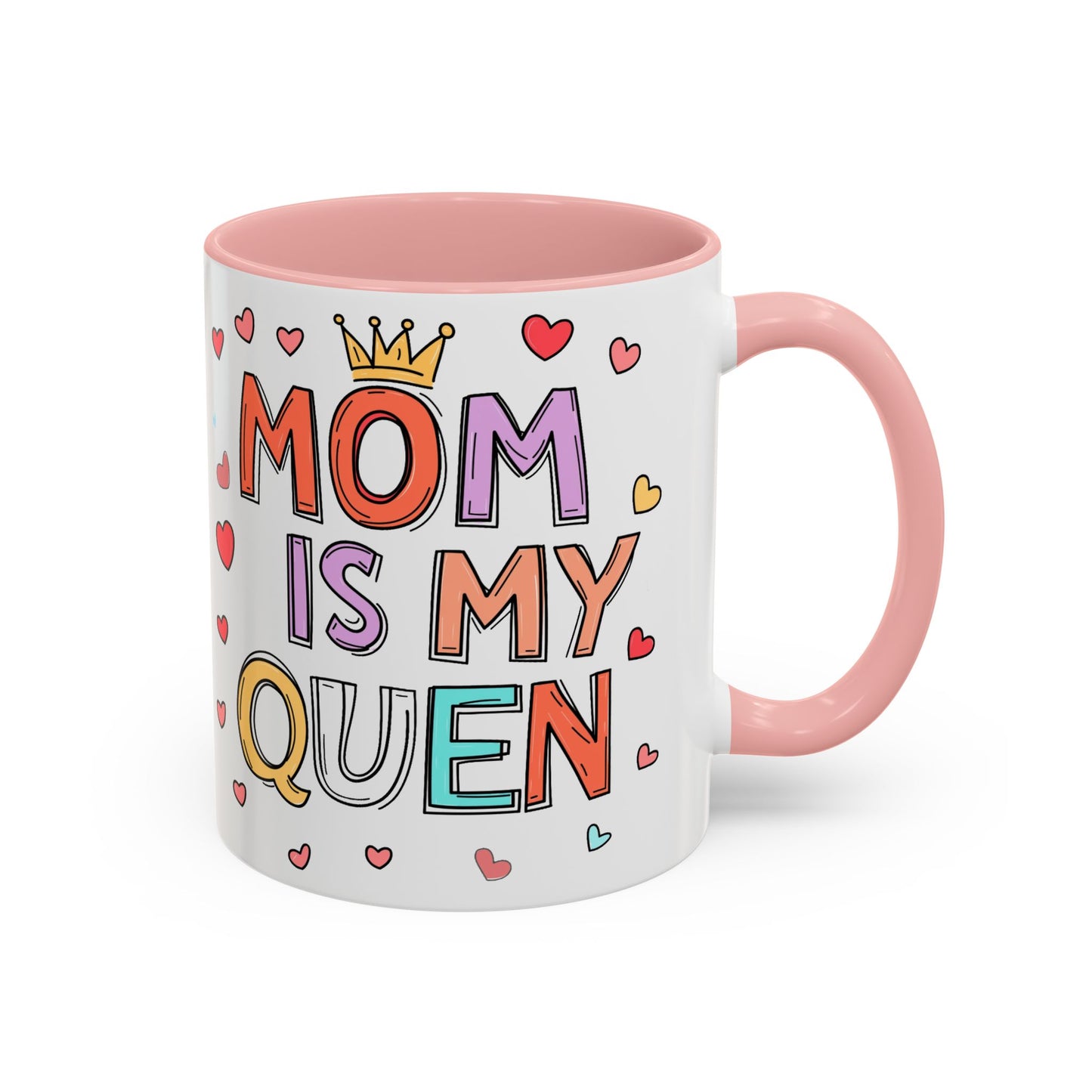 Queen Mom Accent Coffee Mug - Perfect Gift for Mother's Day - Birthday Gift