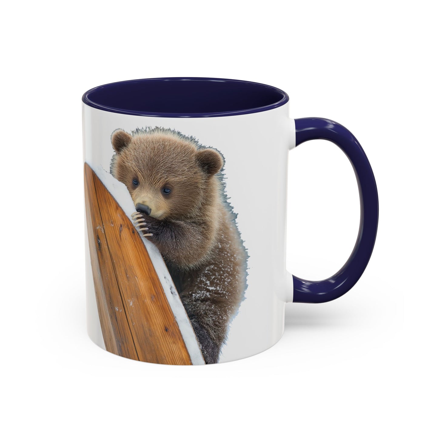 Bear Accent Watercolor Coffee Mug, (11oz, 15oz)