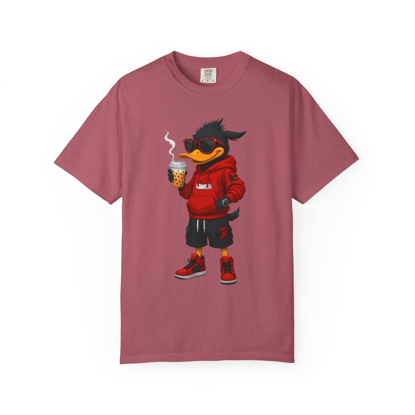 Cool Cartoon Duck Men's T-Shirt, Casual Graphic Tee, Fun Summer Shirt, Gift, Streetwear Style, Perfect for Parties