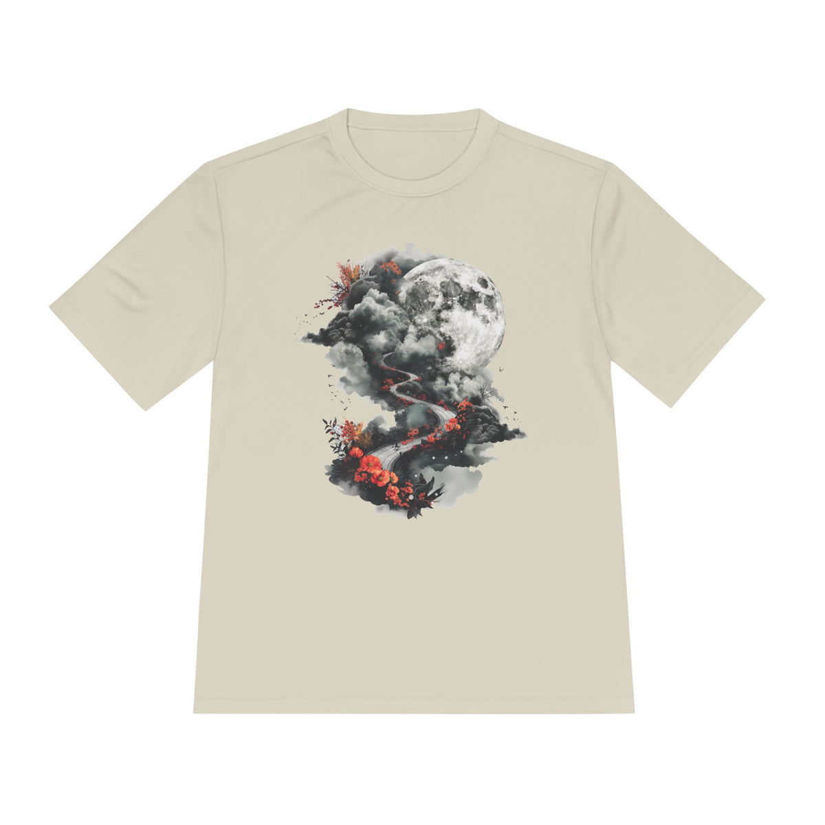 Unisex Wicking Tee Shirts - Beautiful Road Going up to Space T-shirt