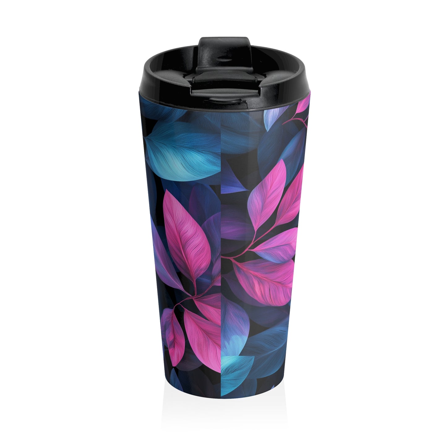 Vibrant Floral Stainless Steel Travel Mug - Perfect for Coffee Lovers