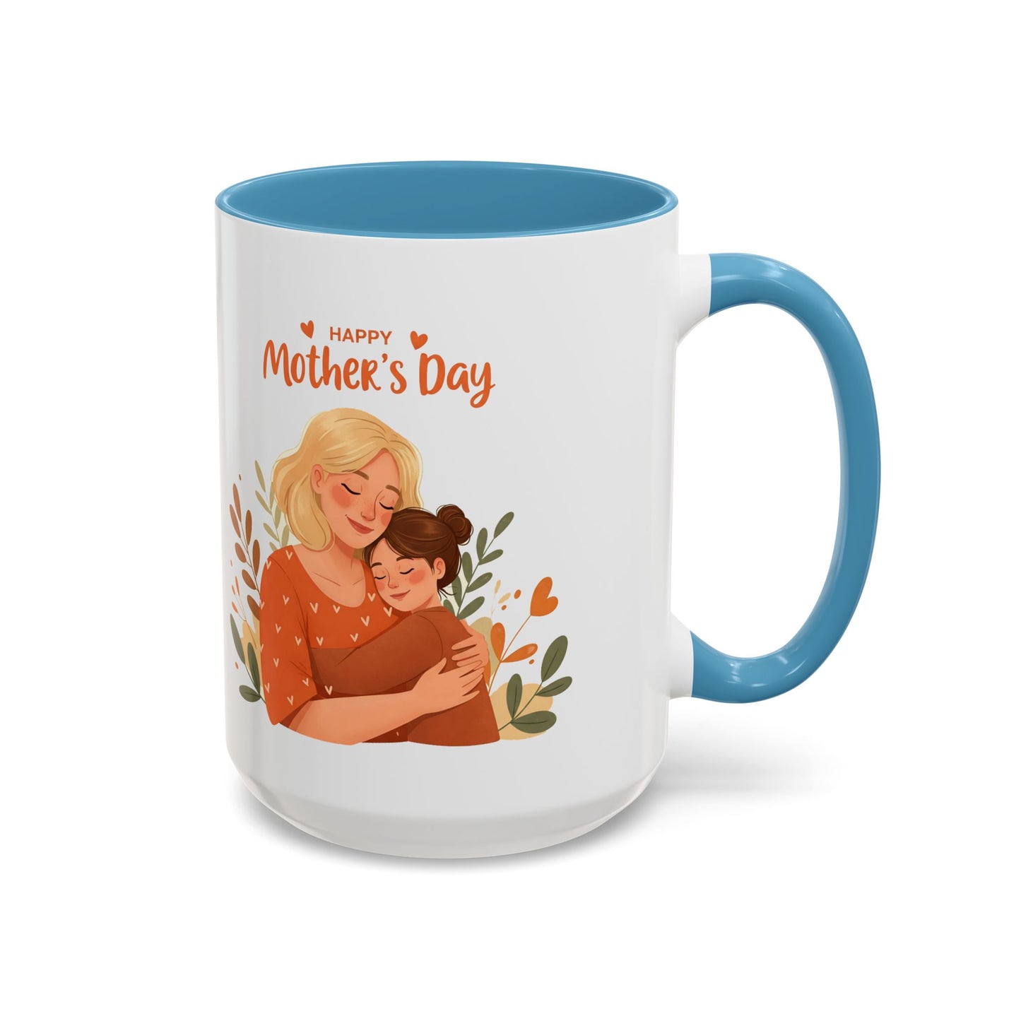 Happy Mother's Day Accent Coffee Mug - 11oz & 15oz, Perfect Gift for Moms