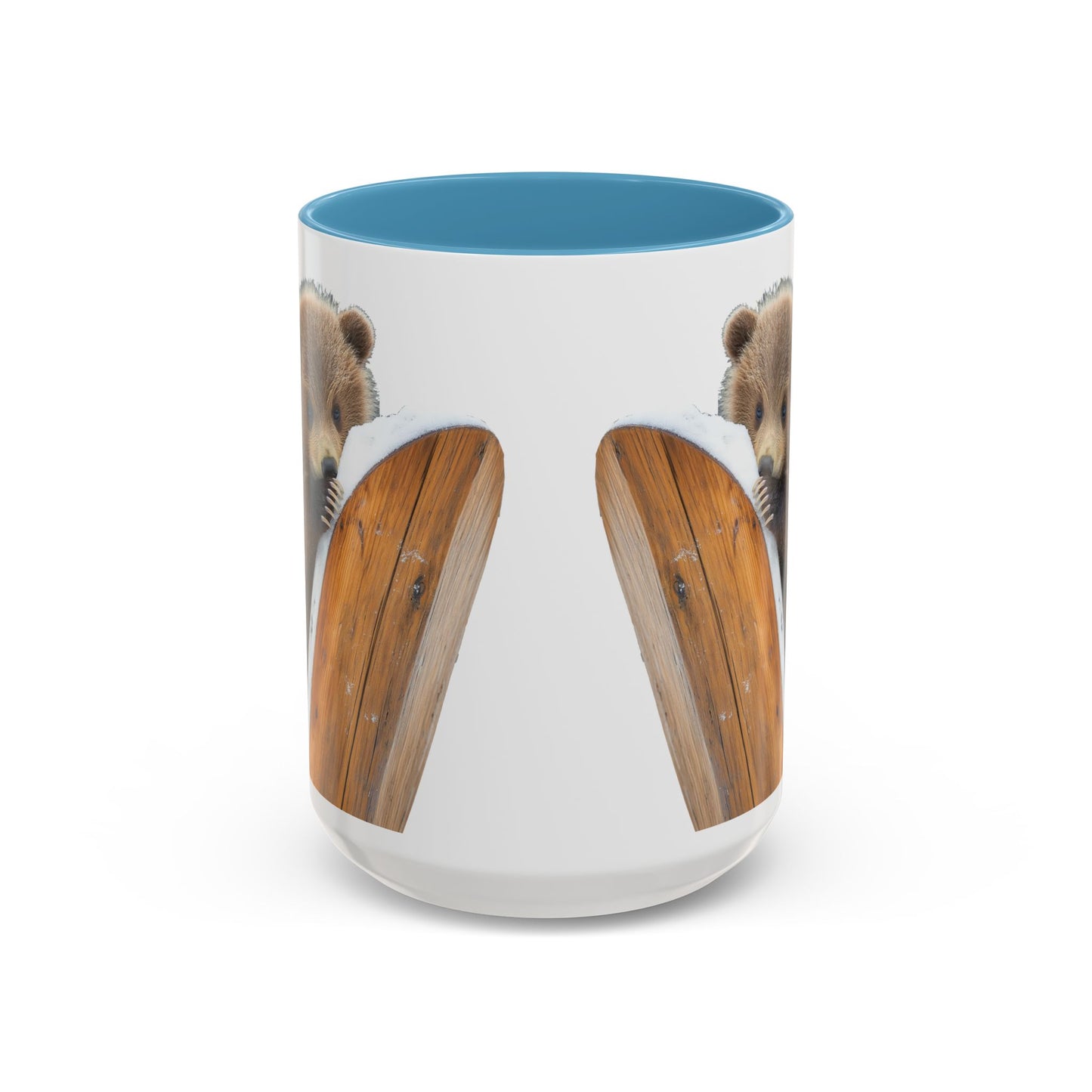 Bear Accent Watercolor Coffee Mug, (11oz, 15oz)