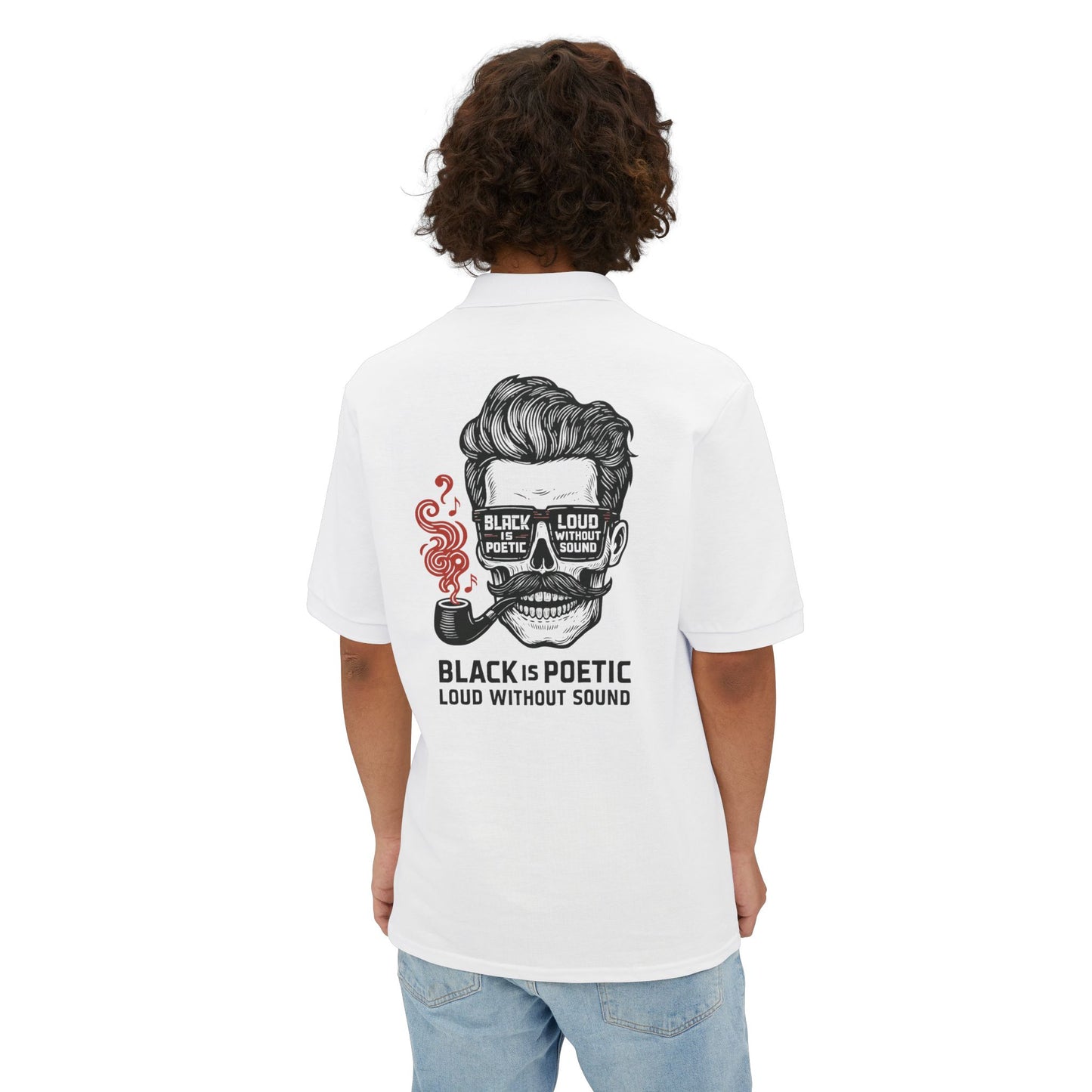 Stylish Graphic Polo Shirt, Casual Wear, Unique Gift for Men, Summer Fashion, Father's Day Shirt