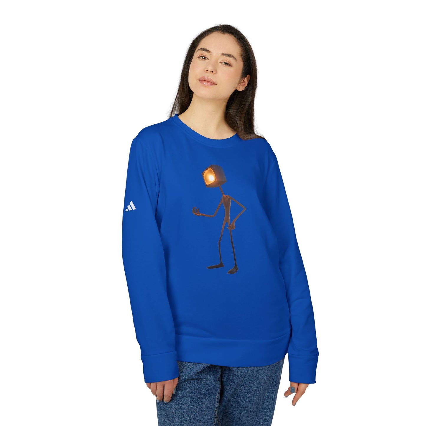 Victory Lamp Adidas Unisex Fleece Crewneck Sweatshirt