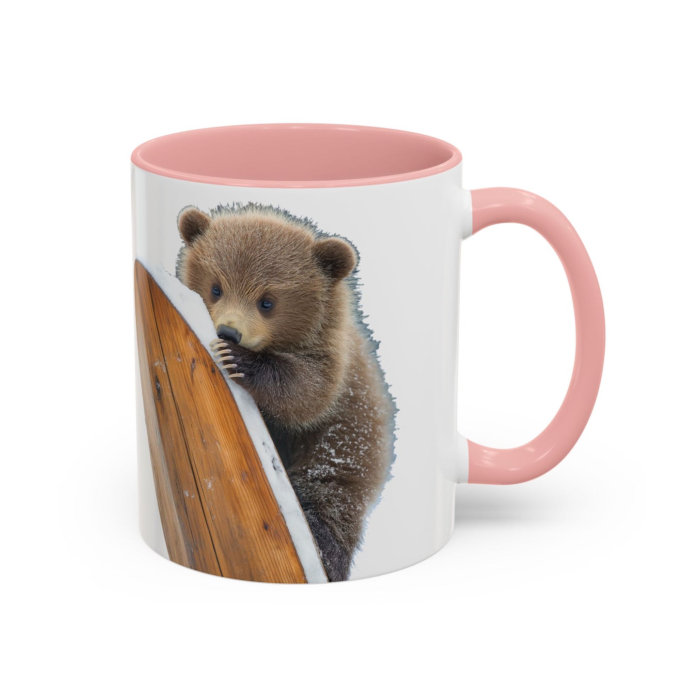 Bear Accent Watercolor Coffee Mug, (11oz, 15oz)