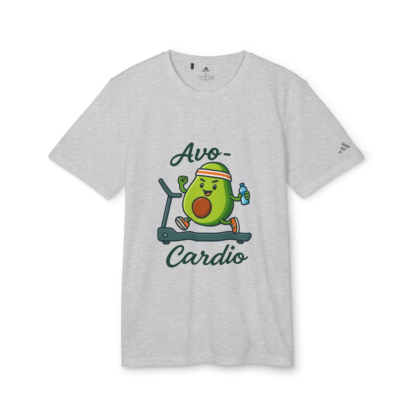 Funny Adidas Avocado Cardio T-Shirt, Unisex Workout Tee, Perfect Gift for Fitness Lovers, Gym Wear, Casual Style, Fitness Enthusiast Apparel